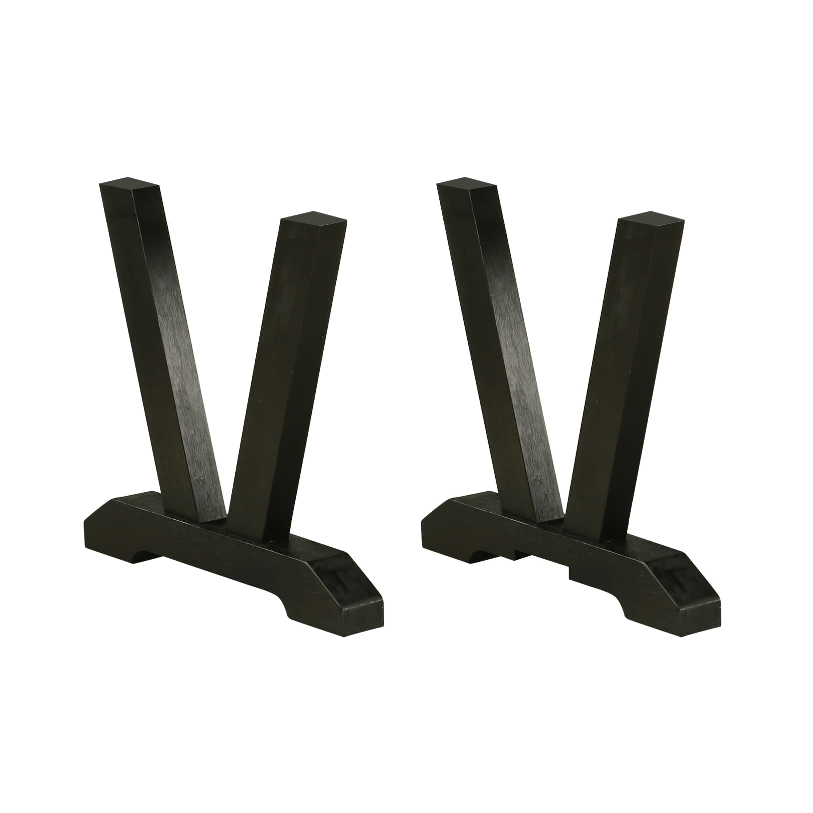 V-Style 36X60 Trestle Dining Table Base Finish Wirebrushed Black