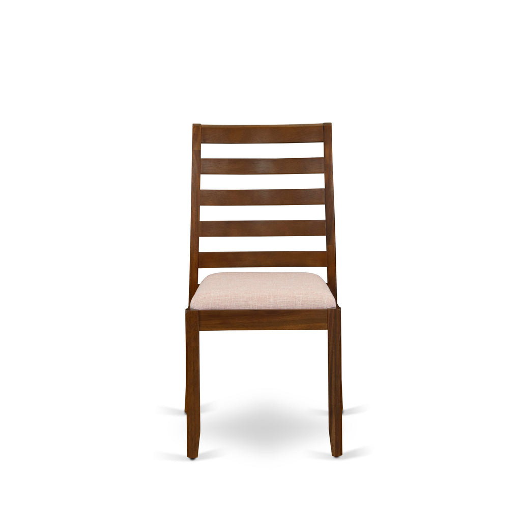Luxe By East West Furniture X1P8T04 Dining Room Chair with Light Tan Linen Fabric and upholstered back