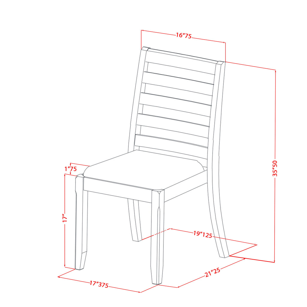 Luxe by East West Furniture X07X1-BC8-04 - Juego de comedor extensible de 10 piezas. Incluye 1 mesa de cocina rectangular.