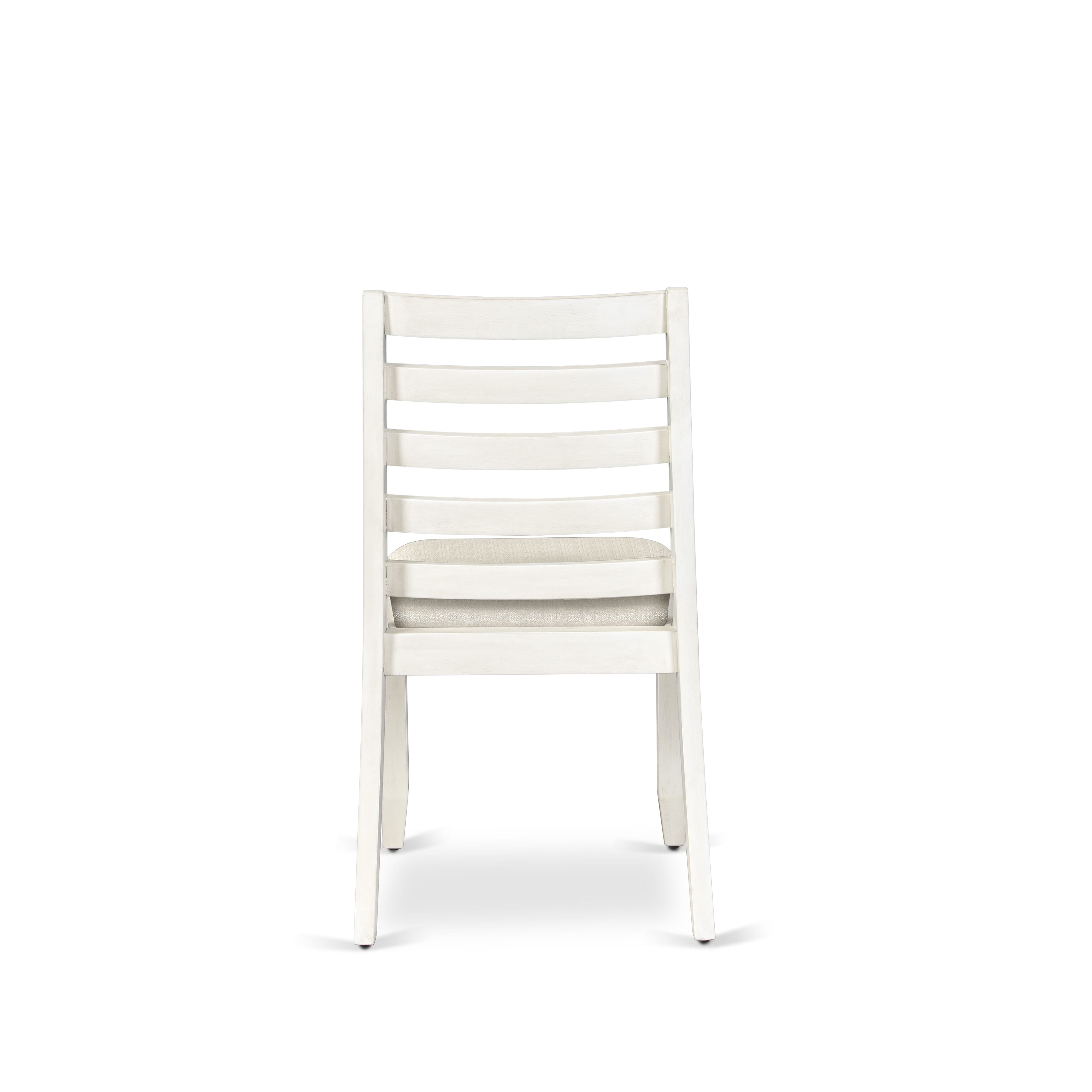 X1PWT01 Dining Room Chair with Cream ccc and upholstered back Antique White Finish,