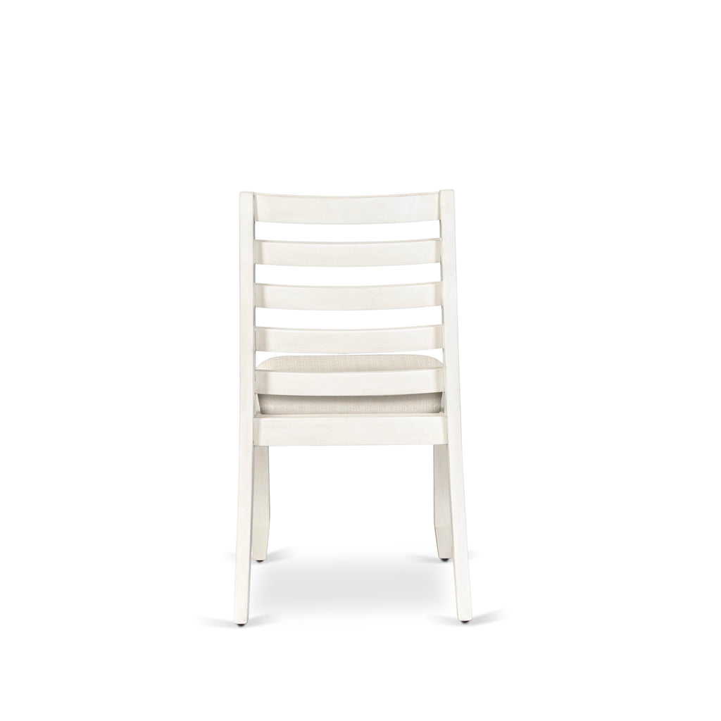 Juego de comedor extensible Luxe by East West Furniture X12X1-0CW-01-14 piezas. Incluye 1 mesa de cocina rectangular.