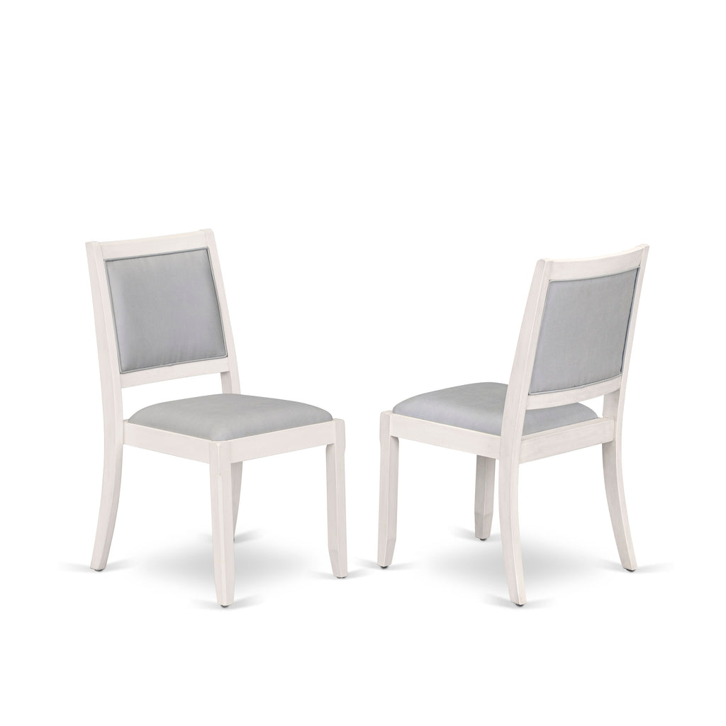 Luxe by East West Furniture X12X2-0CW-27 - Juego de comedor extensible de 14 piezas. Incluye 1 mesa de cocina rectangular.