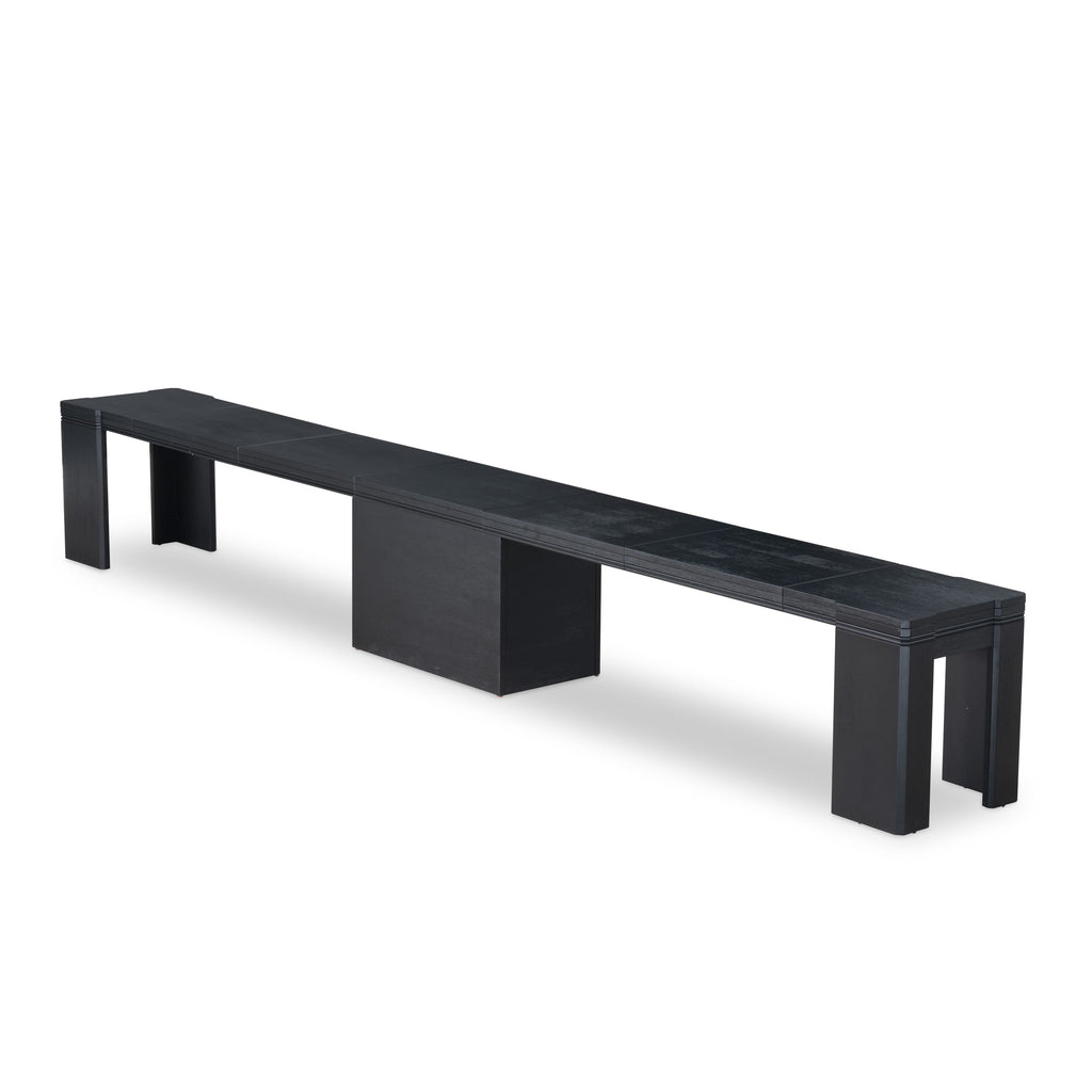 Luxe by East West Furniture X02GA-208-03 -5 Pieces Extendable Dining Set Includes a Rectangle Kitchen Table