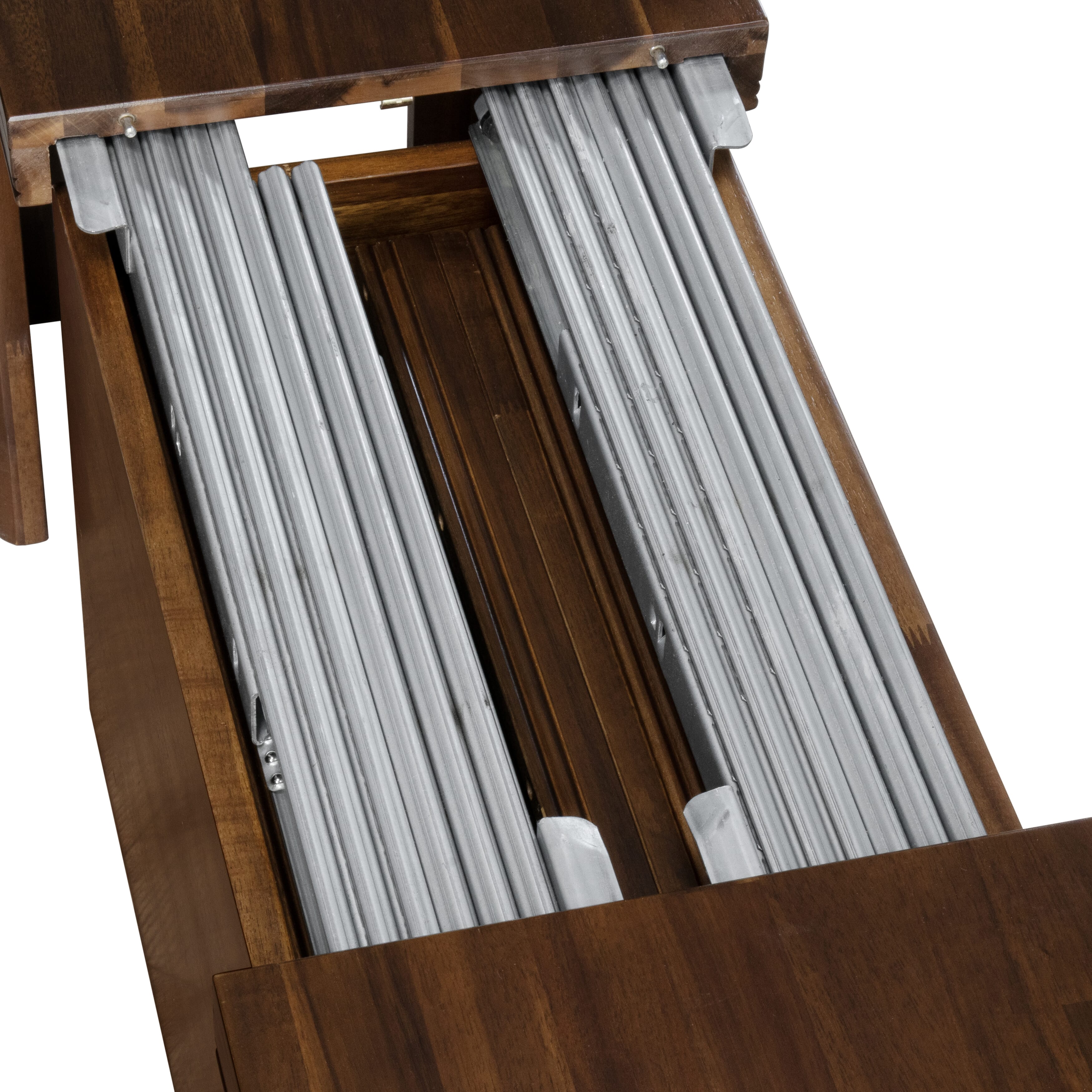 XTB-AWA-W - Extendable Dining Bench, Antique Walnut.
