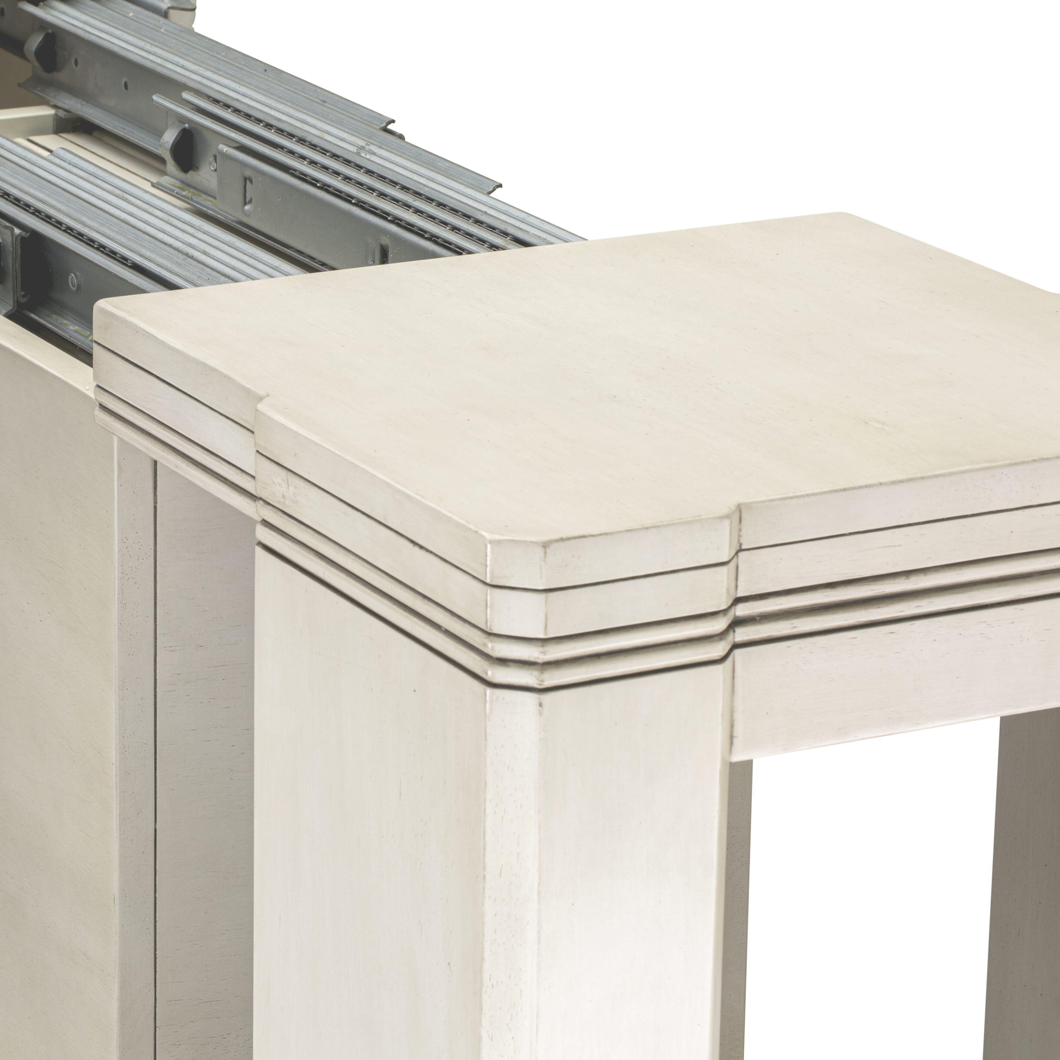 XTB-AWH-W- Extendable Dining Bench, Antique White.