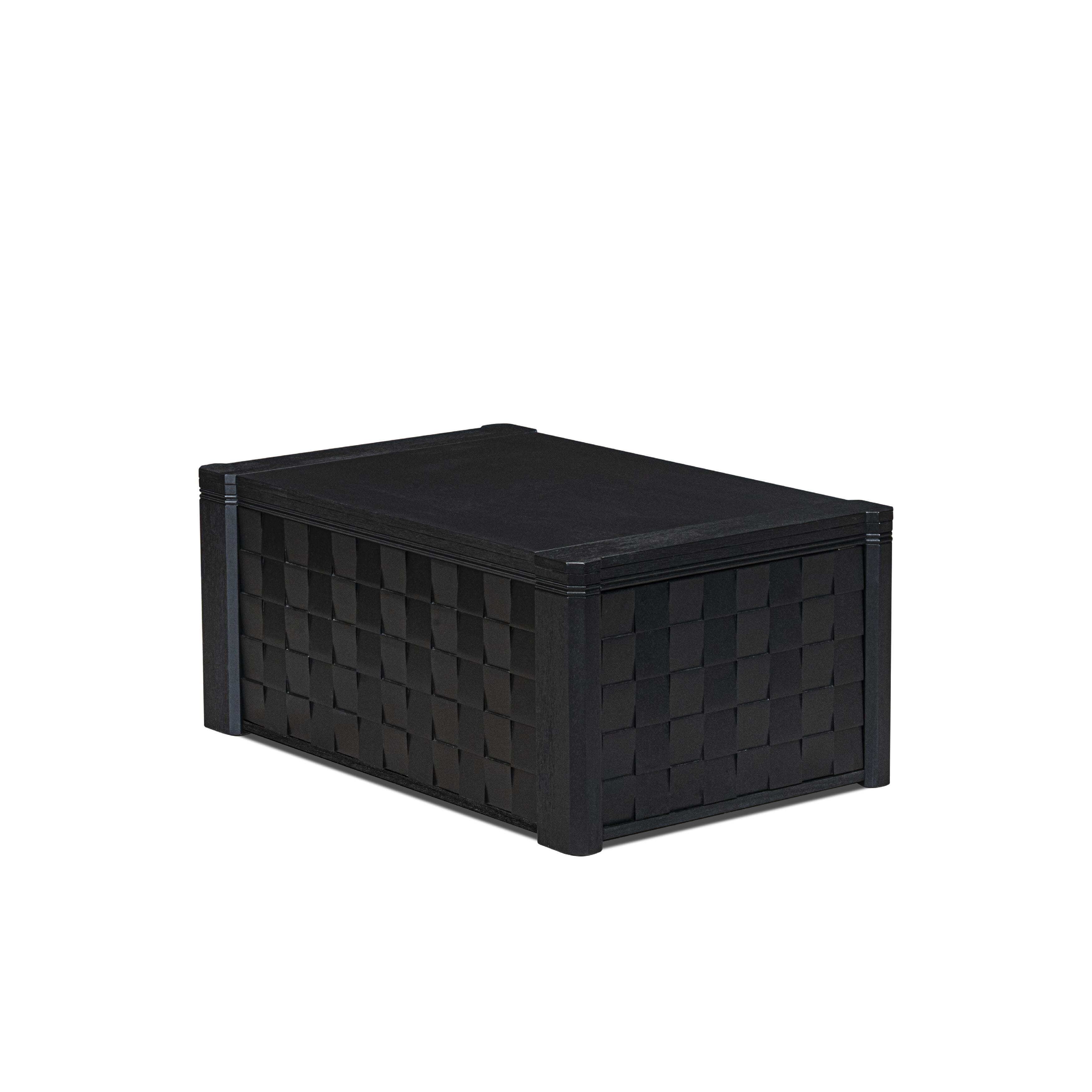 XtenCzar Coffee Table - Rectangular  42x28x19 - Wirebrushed Black Finish