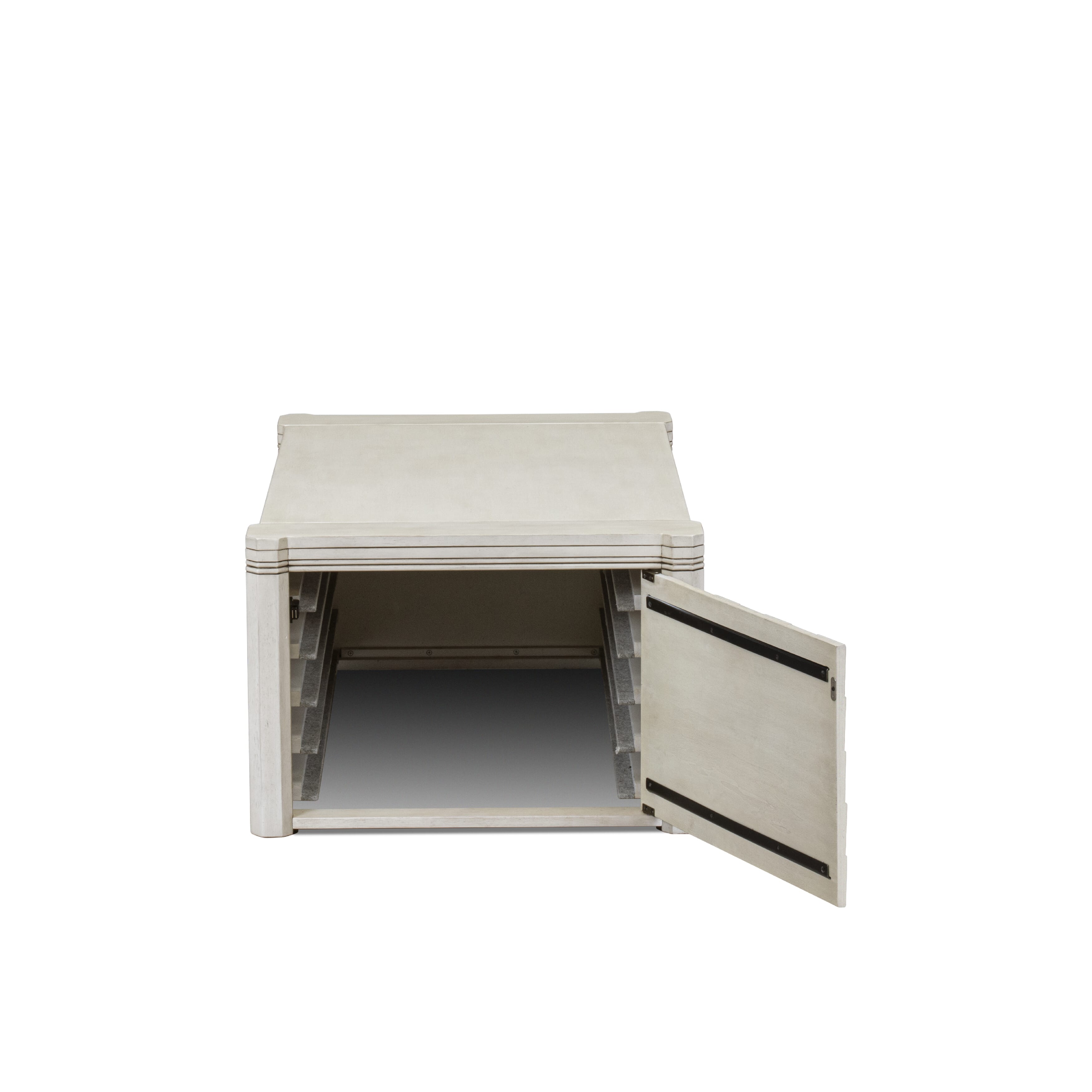 XtenCzar Coffee Table - Rectangular  42x28x19 - Antique White Finish