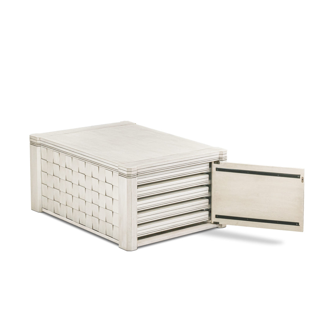 Luxe by East West Furniture X02X2-2CW-27 - Juego de comedor extensible de 6 piezas que incluye una mesa de cocina rectangular