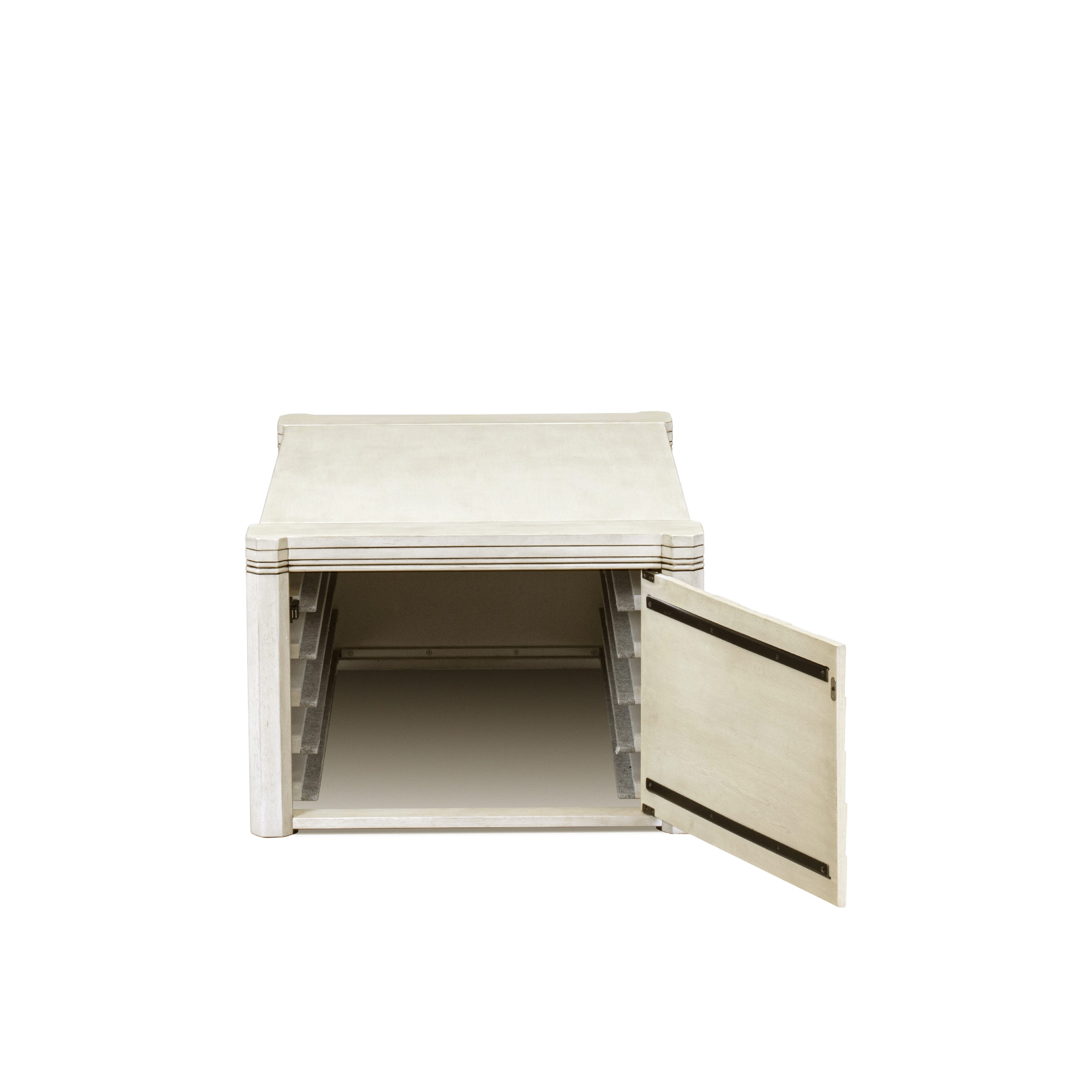 XtenCzar Coffee Table - Rectangular  42x28x19 - Antique White Finish