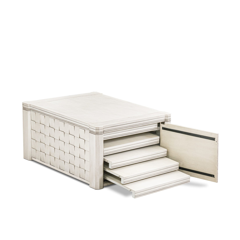 Juego de comedor extensible Luxe by East West Furniture X12X1-0CW-01-14 piezas. Incluye 1 mesa de cocina rectangular.