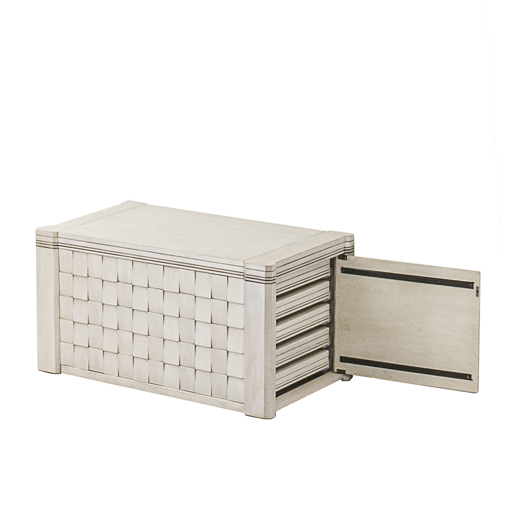 Luxe by East West Furniture X12X2-0CW-27 - Juego de comedor extensible de 14 piezas. Incluye 1 mesa de cocina rectangular.