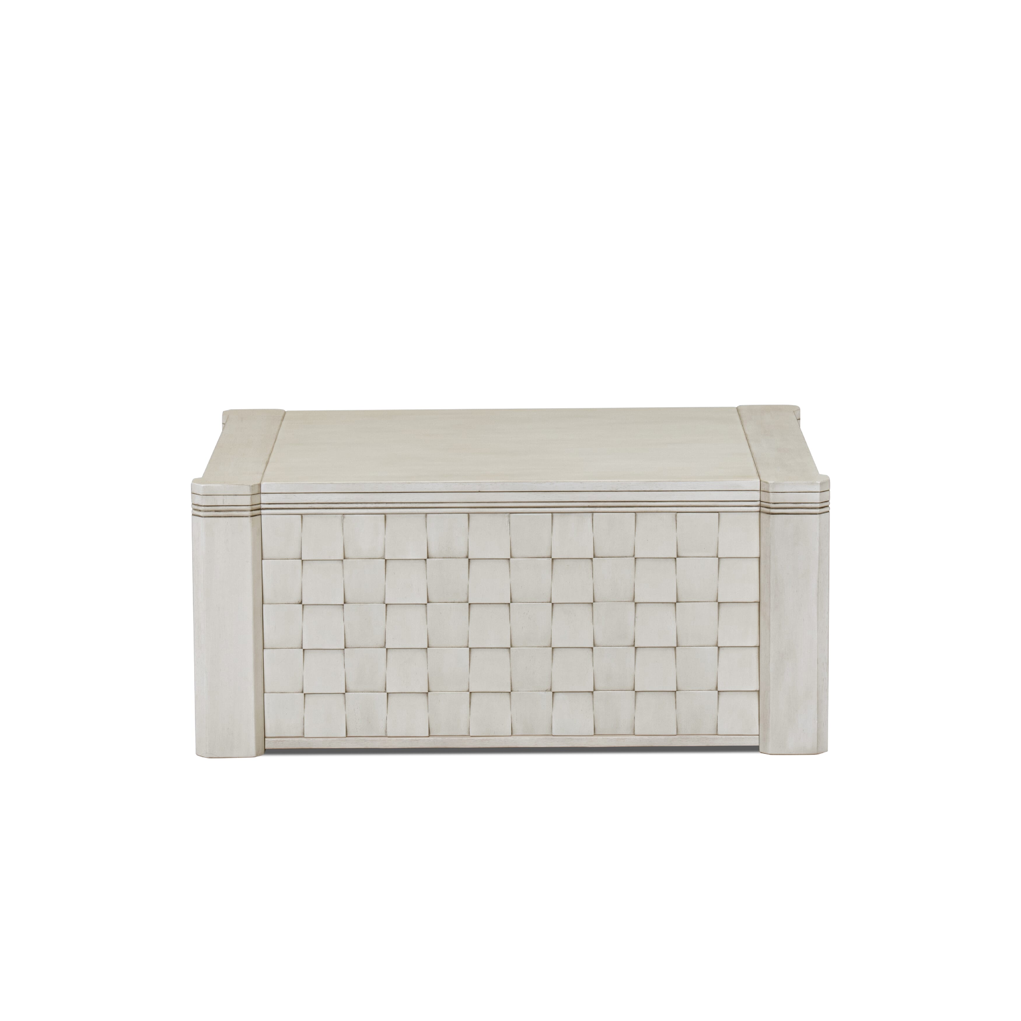 XtenCzar Coffee Table - Rectangular  42x28x19 - Antique White Finish