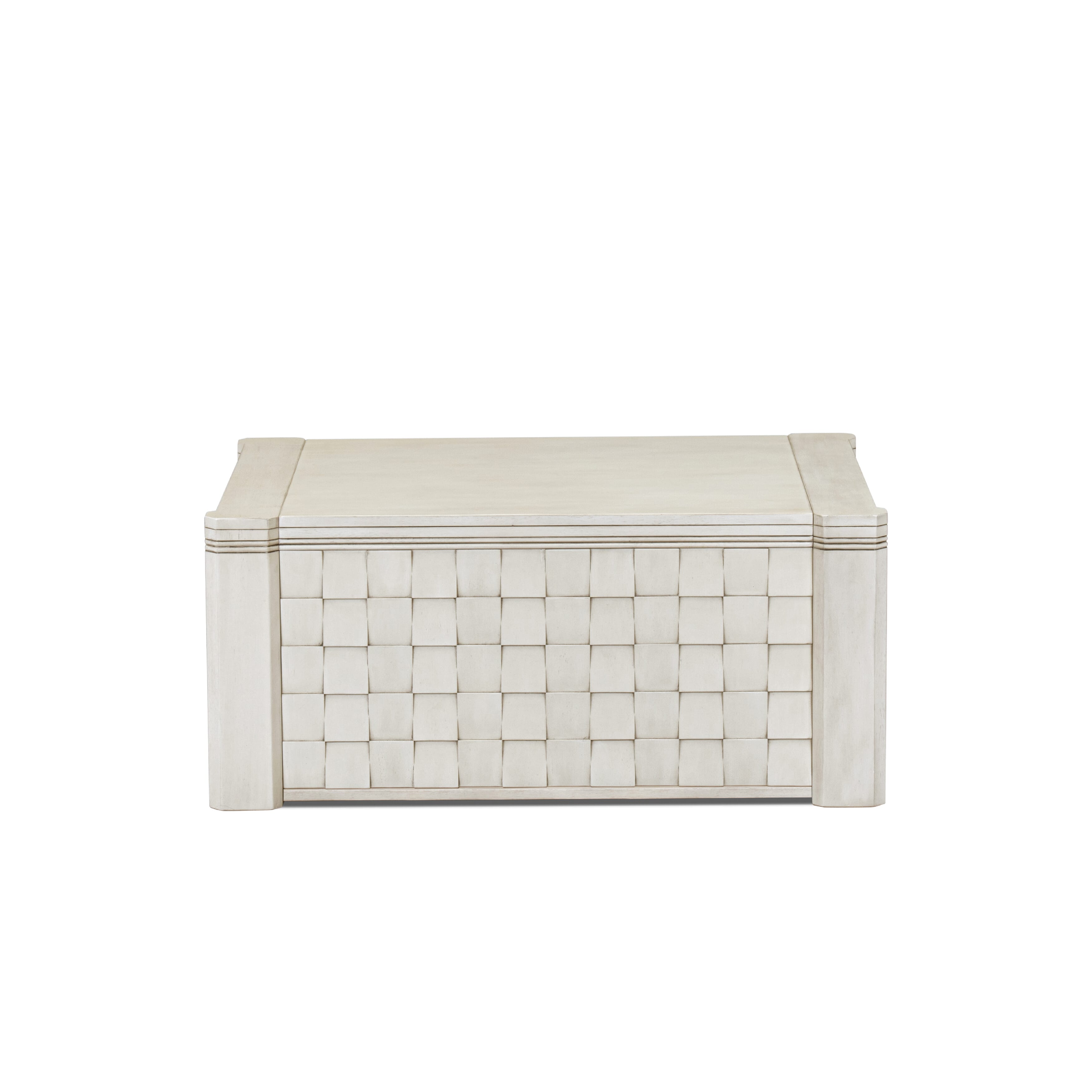 XtenCzar Coffee Table - Rectangular  42x28x19 - Antique White Finish