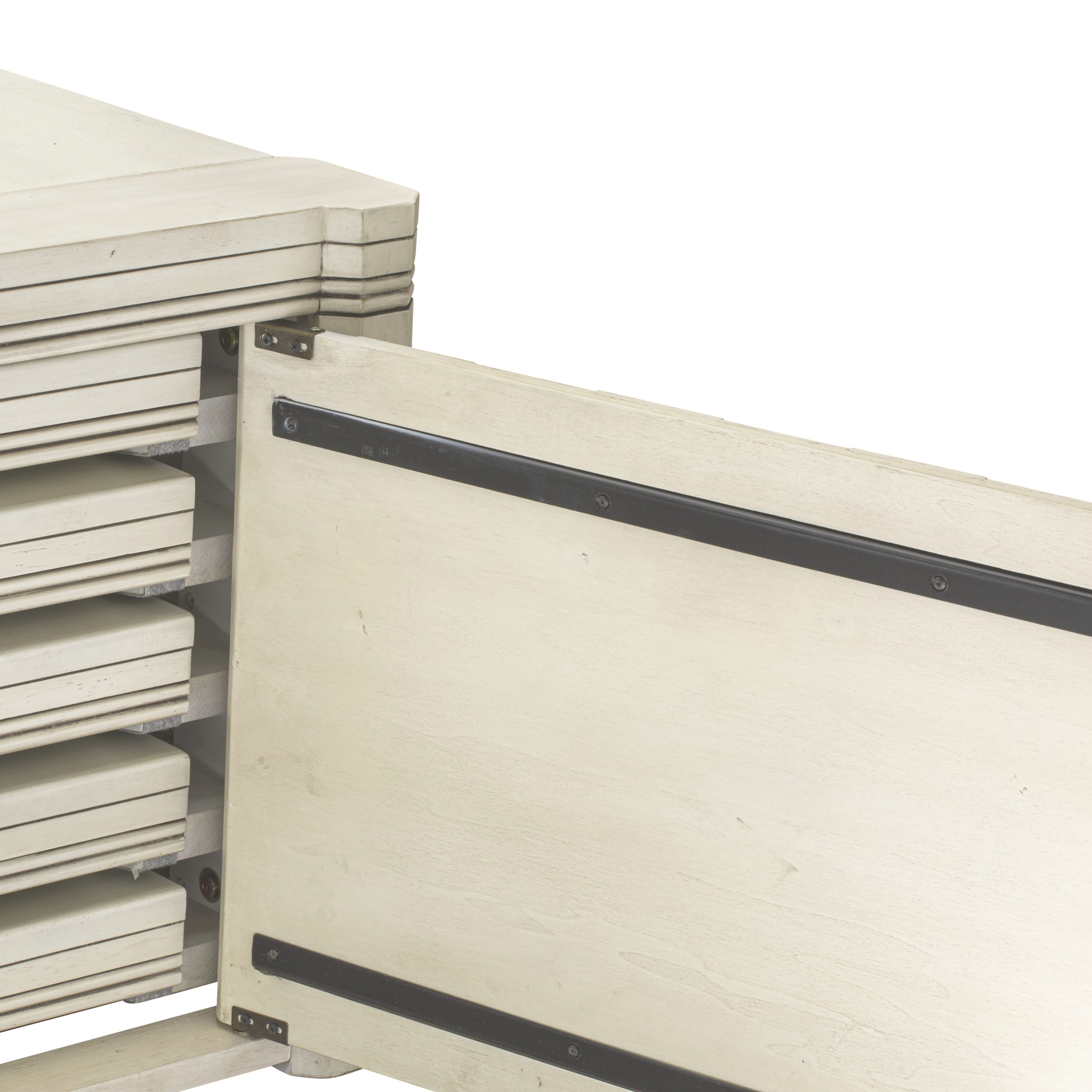 XtenCzar Coffee Table - Rectangular  42x28x19 - Antique White Finish