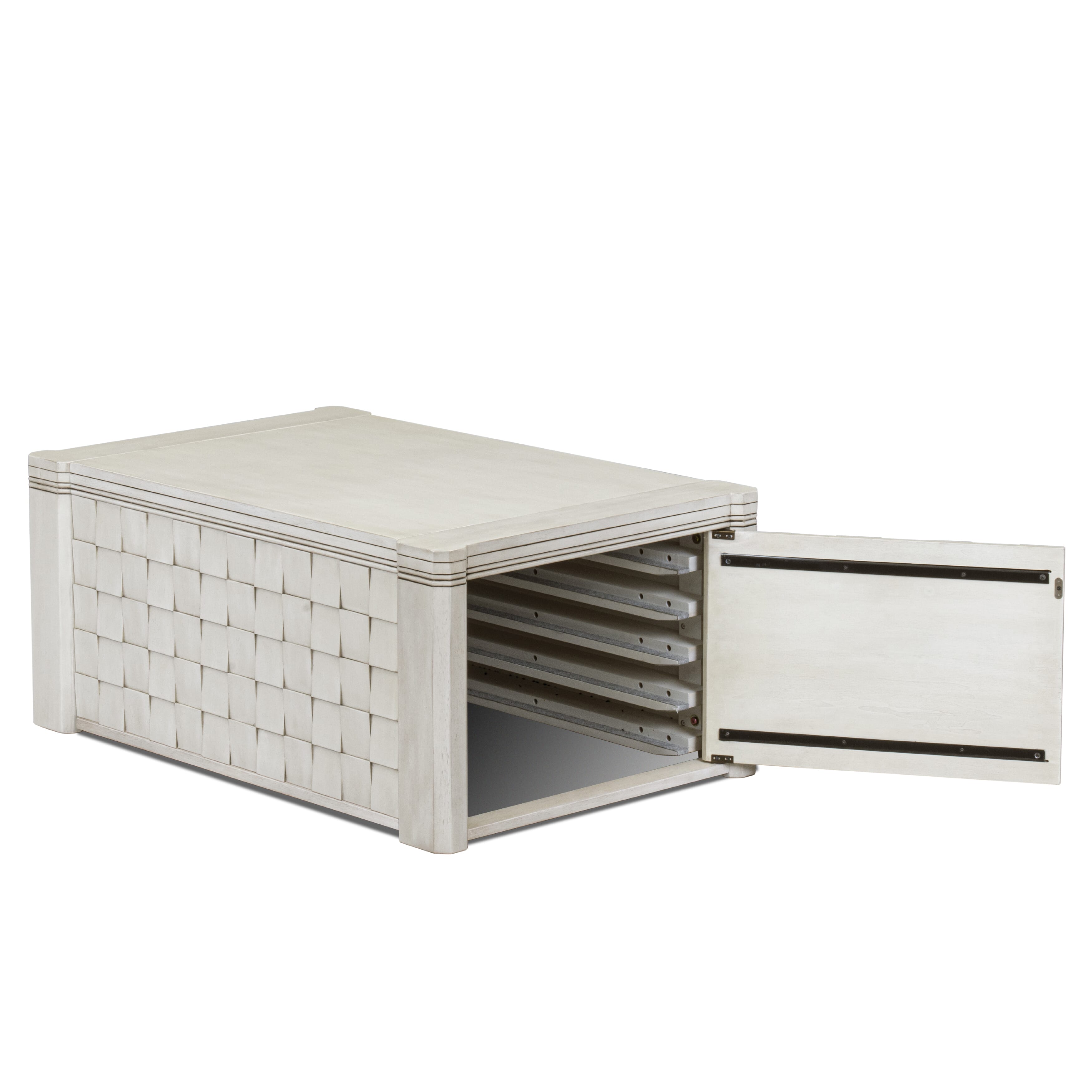 XtenCzar Coffee Table - Rectangular  42x28x19 - Antique White Finish
