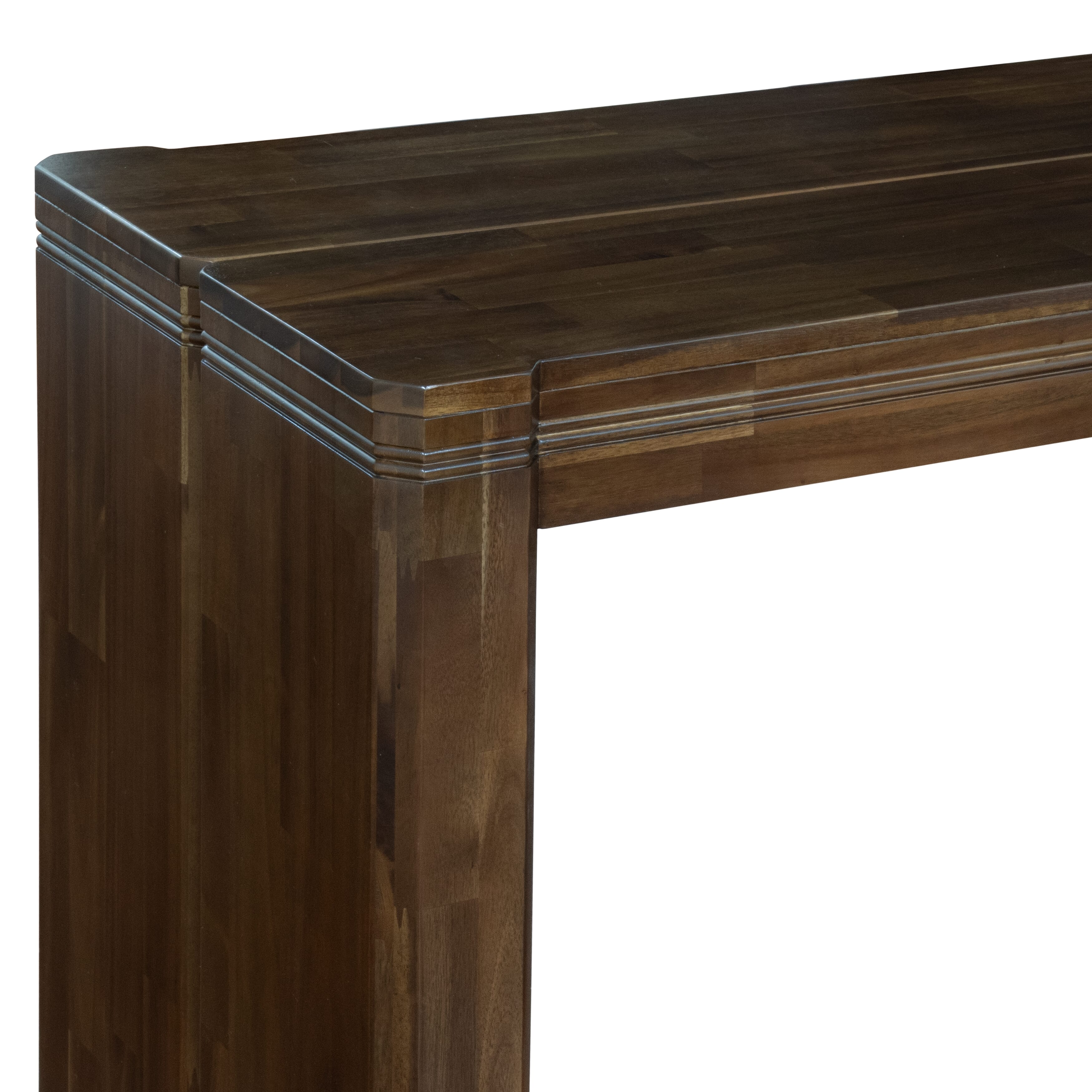Luxe East West Furniture X0000-0C8-00 2-piece Mid-Century Dining Table Set of a consists Rectangular Modern Dining Table with Coffee Table, Antique Walnut.
