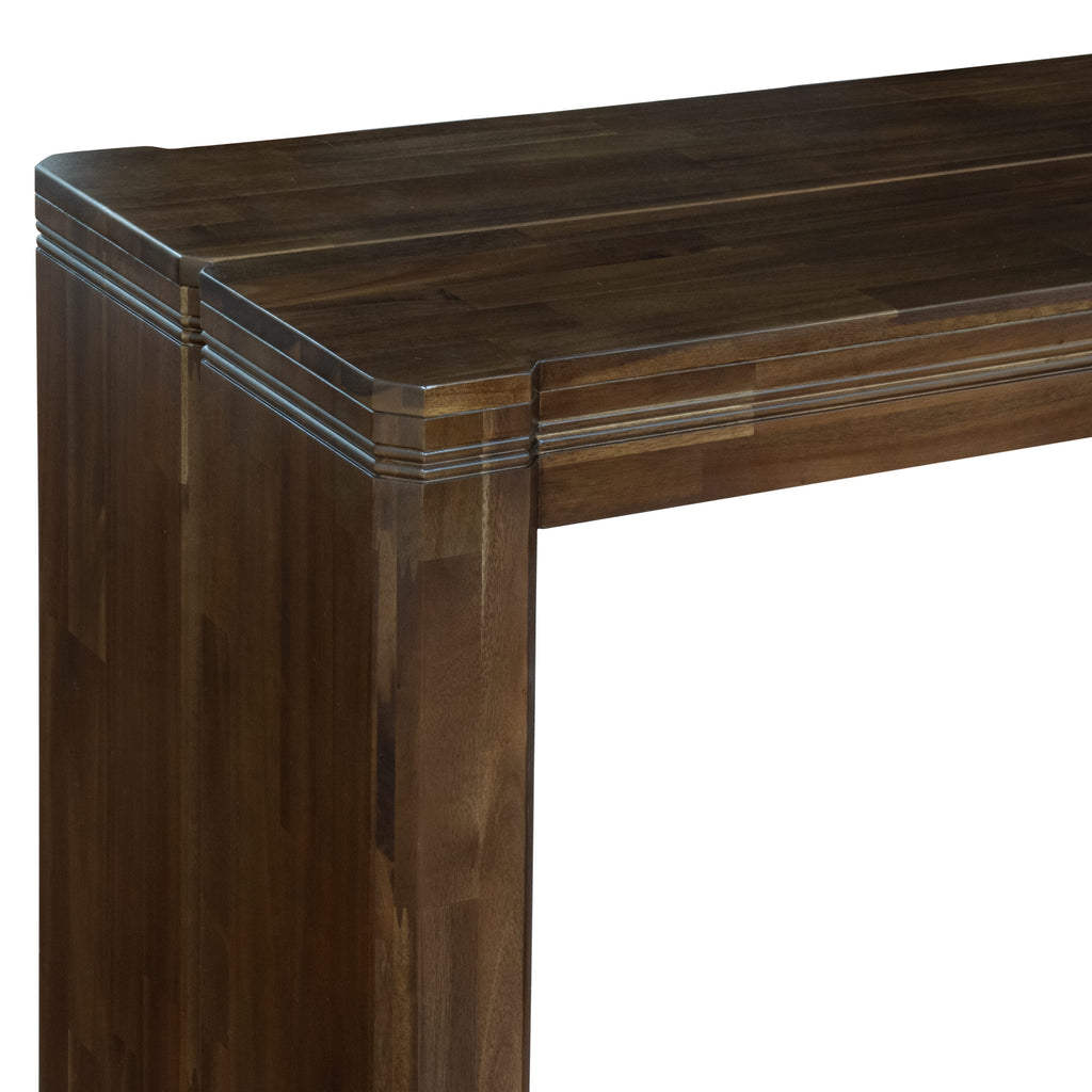 Luxe East West Furniture X0000-BC8-00 3-piece Modern Dining Table Set of a consists Rectangular Kitchen Table, Coffee table, and Dining bench with an Antique Walnut.