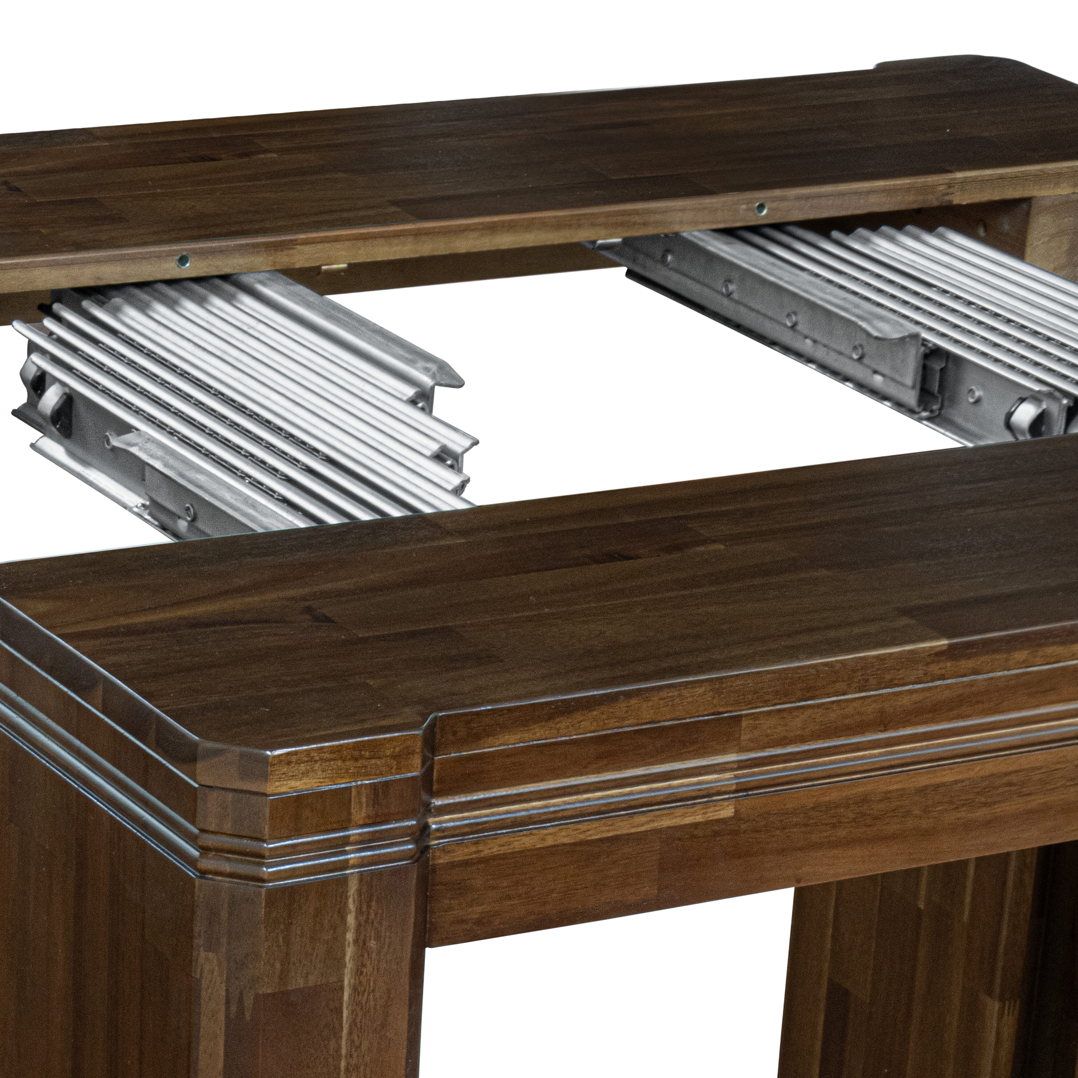 Luxe East West Furniture X0000-0C8-00 2-piece Mid-Century Dining Table Set of a consists Rectangular Modern Dining Table with Coffee Table, Antique Walnut.