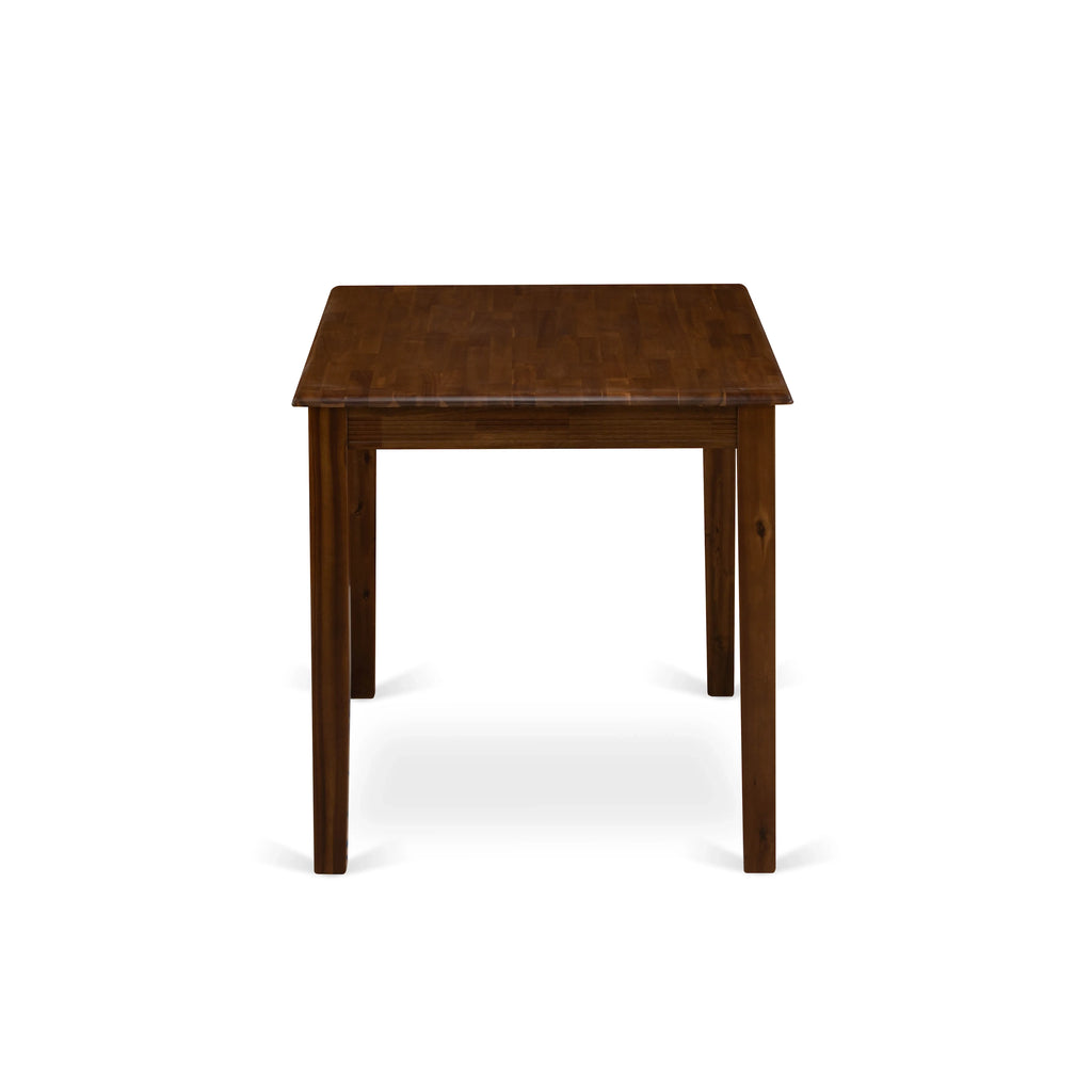 East West Furniture YASI5-AWA-04 5 Piece Dinette Set for Small Spaces Contains a Rectangle Kitchen Dining Table and 4 Upholstered Parson Chairs