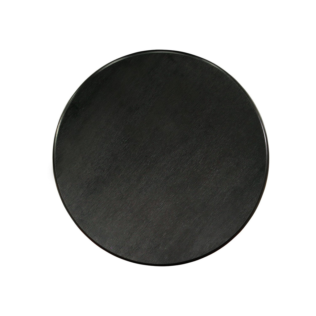 East West Furniture ANT-ABK-TP Antique Dining Room Table - a Round kitchen Table Top with Pedestal Base