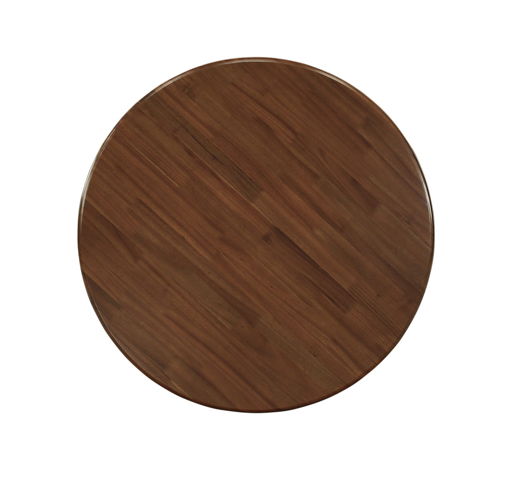 East West Furniture ANLA3-AWA-05 3 Piece Dining Set Includes a Round Kitchen Table with Pedestal and 2 Parson Chairs