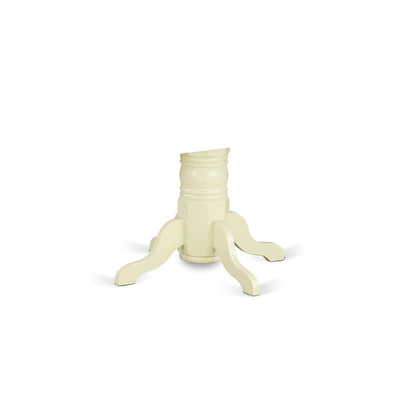Avon Table Pedestal in Buttermilk Finish