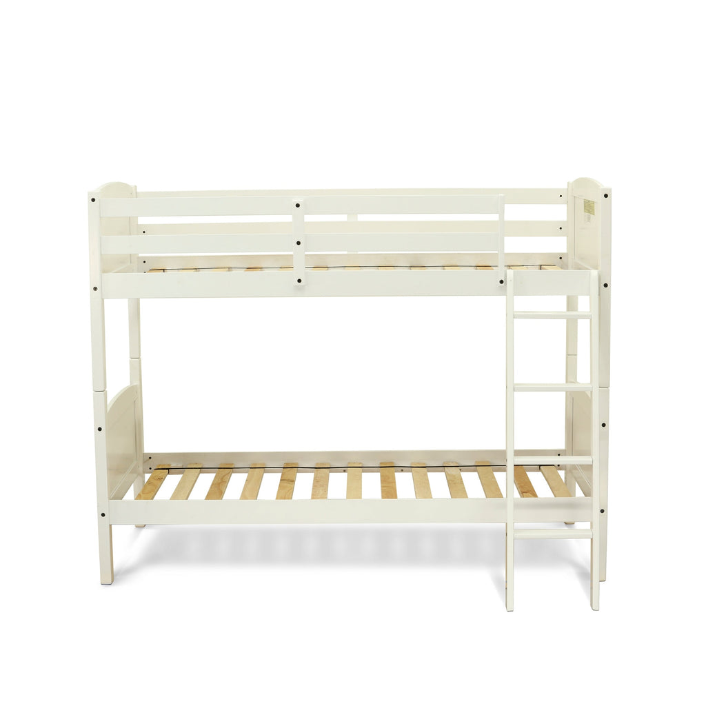 Litera individual Albury AYB-05-T de East West Furniture en acabado blanco
