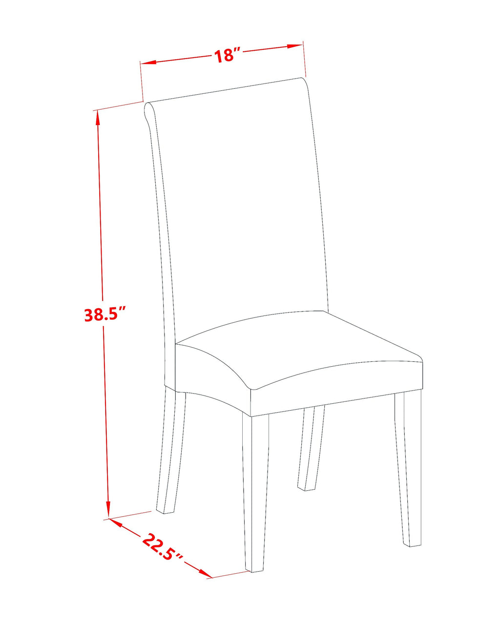 East West Furniture HLBA3-LWH-01 3 Piece Dining Room Furniture Set Contains a Round Dining Table with Pedestal and 2 Cream Linen Fabric Parsons Chairs, 42x42 Inch, Linen White