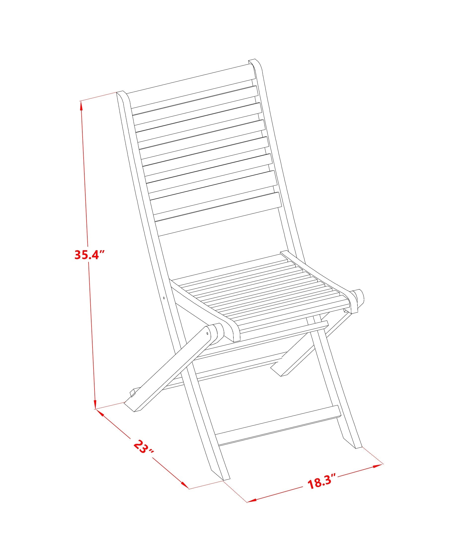 Juego de comedor estilo bistró para patio East West Furniture DIBS52CANA de 5 piezas. Incluye una mesa ovalada de madera de acacia para exteriores y 2 sillas plegables con 2 sillas laterales.