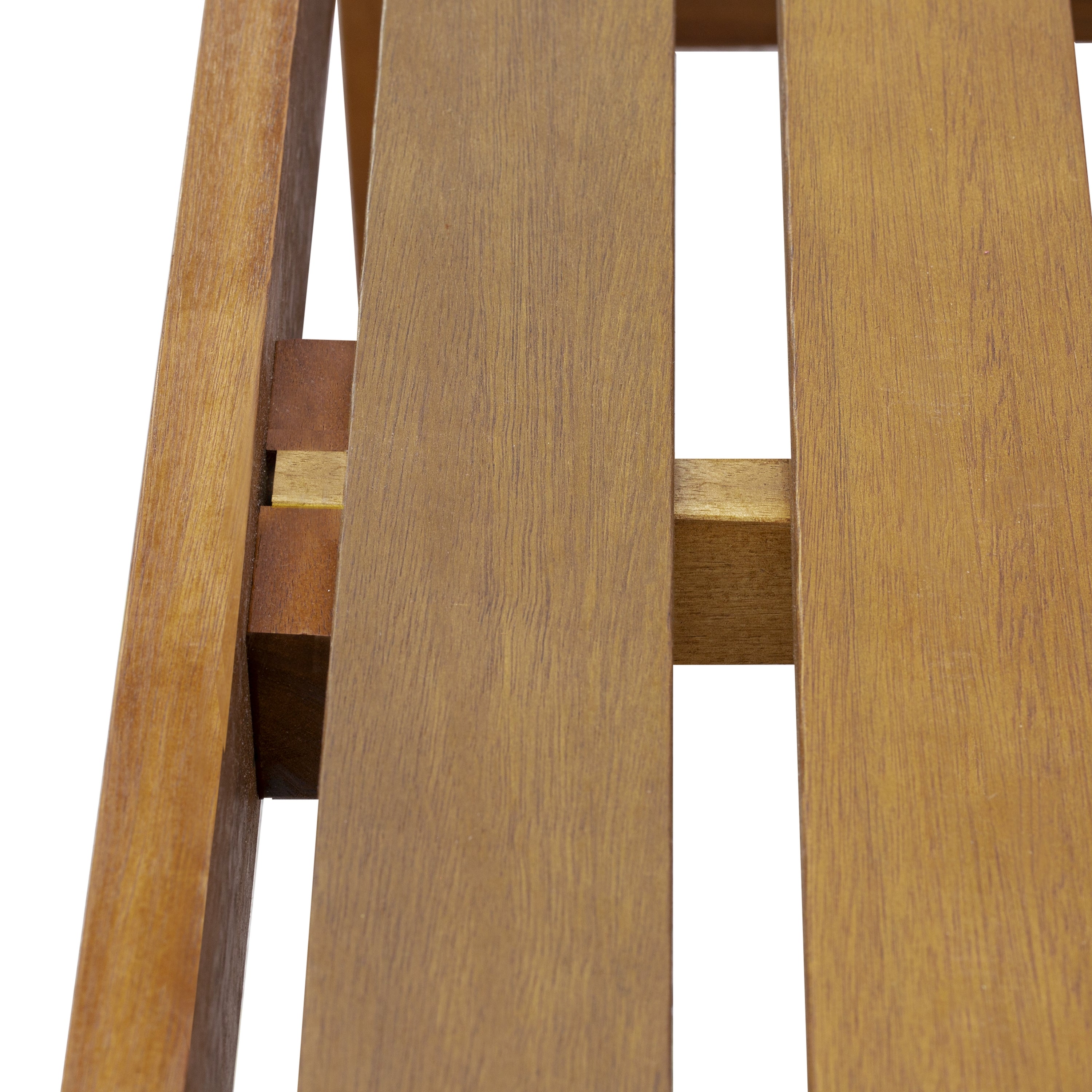 East West Furniture BBTB0NA Belmont Bench without Cushion made of Acacia wood in Natural Oil finish