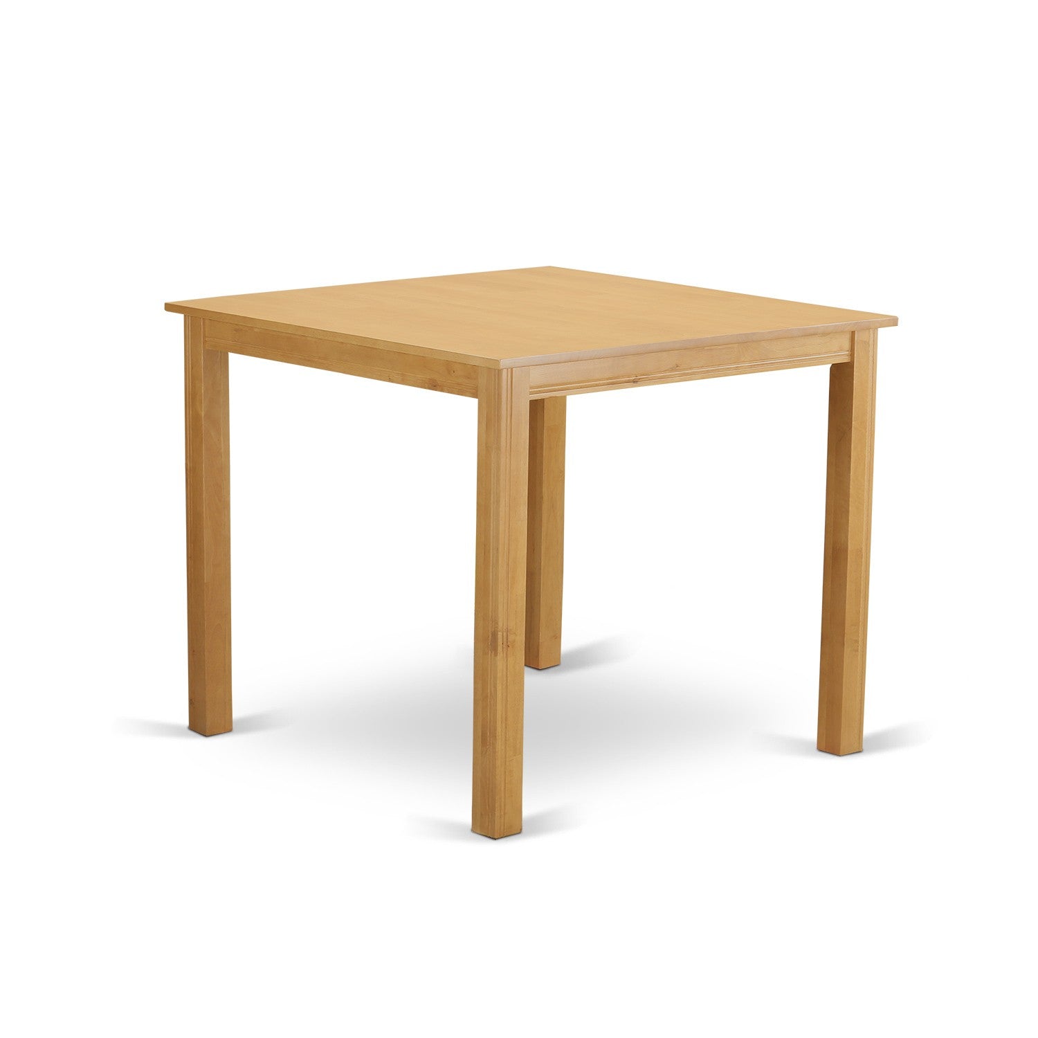 Juego de pub de 5 piezas con altura de mostrador CAFE5-OAK-W de East West Furniture. Incluye una mesa de comedor cuadrada y 4 sillas de cocina.