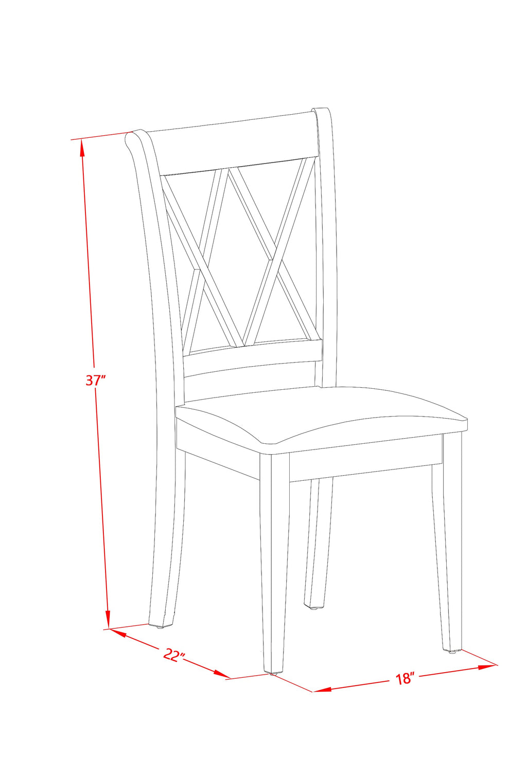 East West Furniture NOCL5-LWH-W 5 Piece Kitchen Table & Chairs Set Includes a Rectangle Dining Room Table with Butterfly Leaf and 4 Solid Wood Seat Chairs, 32x54 Inch, Linen White