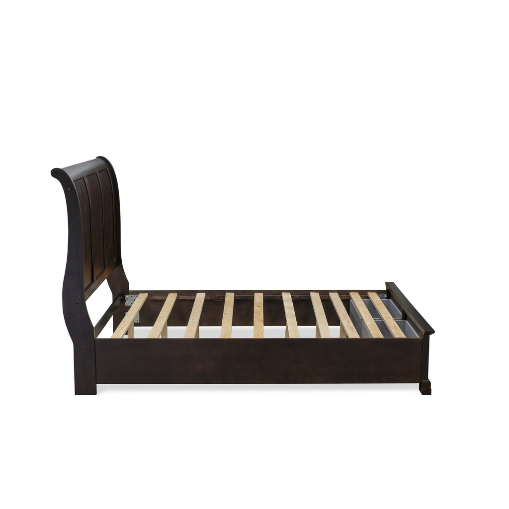 East West Furniture CO21-Q2NDMC Cordova 6-Pc Bedroom Set Includes a Queen Size Bed