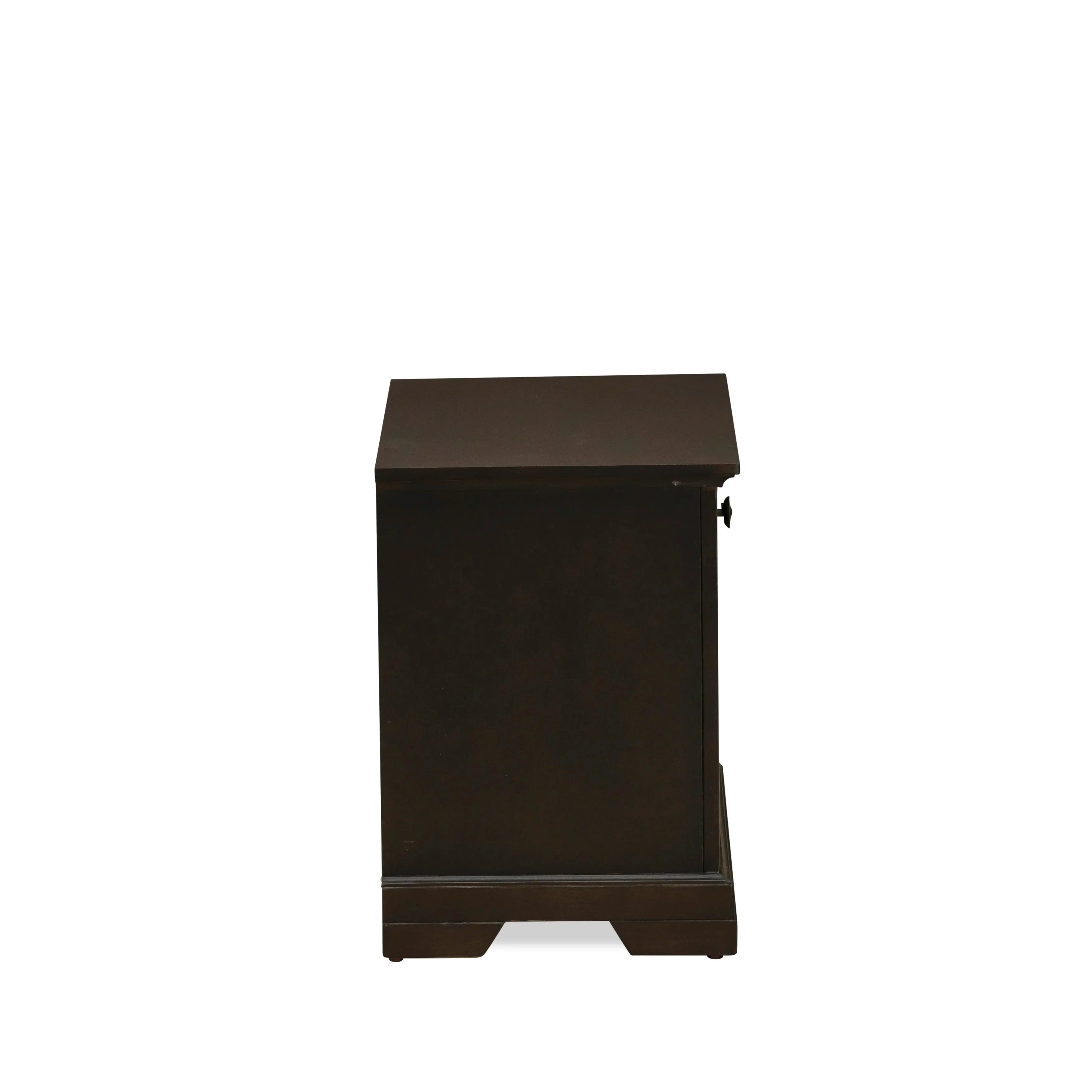 East West Furniture CO21-Q2NDM0 Cordova 5-Pc Queen Bedroom Set Includes a Queen Bed, Solid Wood Dresser, Bedroom Mirror and 2 Modern Bedroom Night Stands - Wire Brushed Walnut Finish