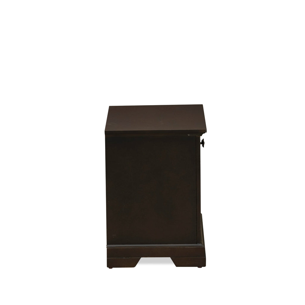 East West Furniture CO21-Q2NDMC Cordova 6-Pc Bedroom Set Includes a Queen Size Bed