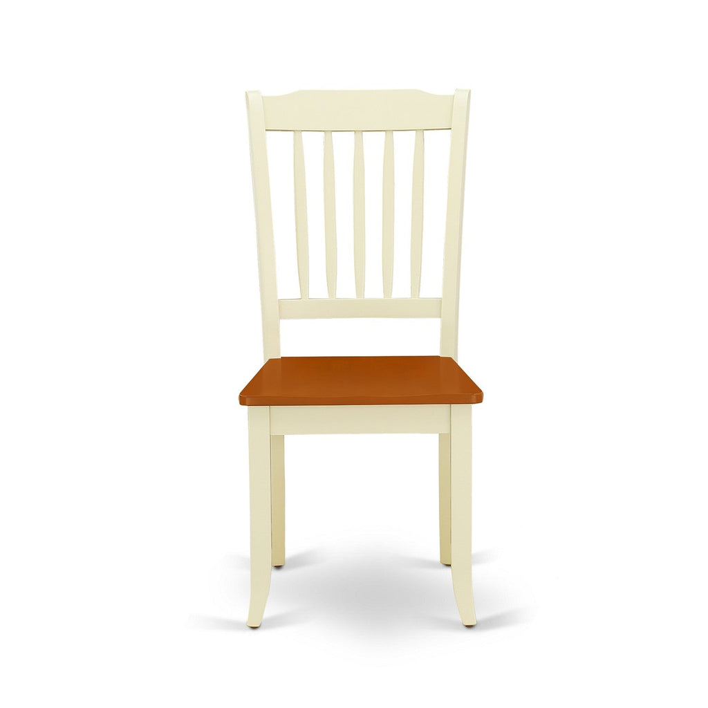 East West Furniture NADA9-BMK-W 9 Piece Kitchen Table & Chairs Set Includes a Rectangle Dining Room Table with Butterfly Leaf and 8 Dining Chairs