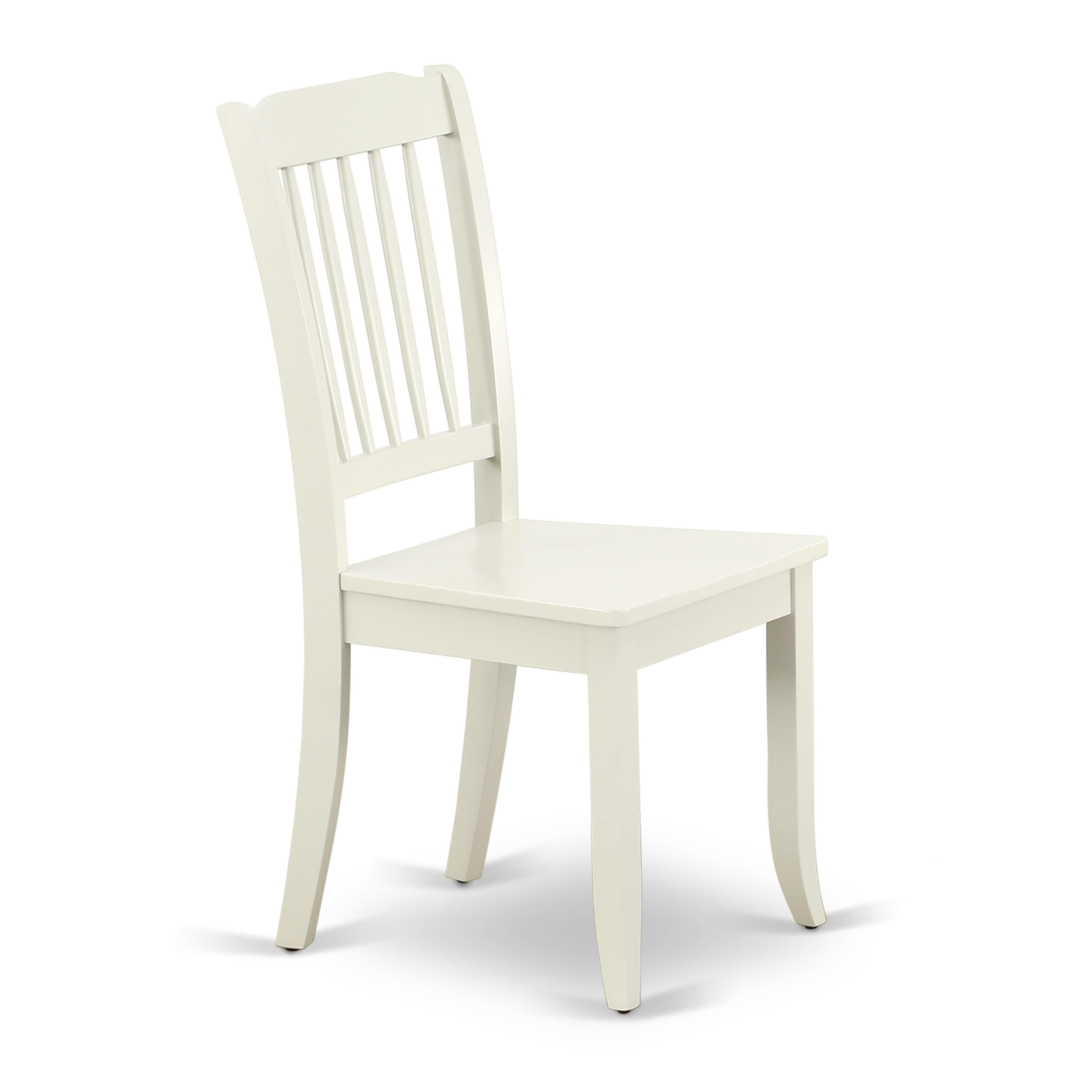 Juego de mesa y sillas de cocina de 3 piezas NDDA3-LWH-W de East West Furniture. Incluye una mesa de comedor rectangular con alas abatibles y 2 sillas de comedor.