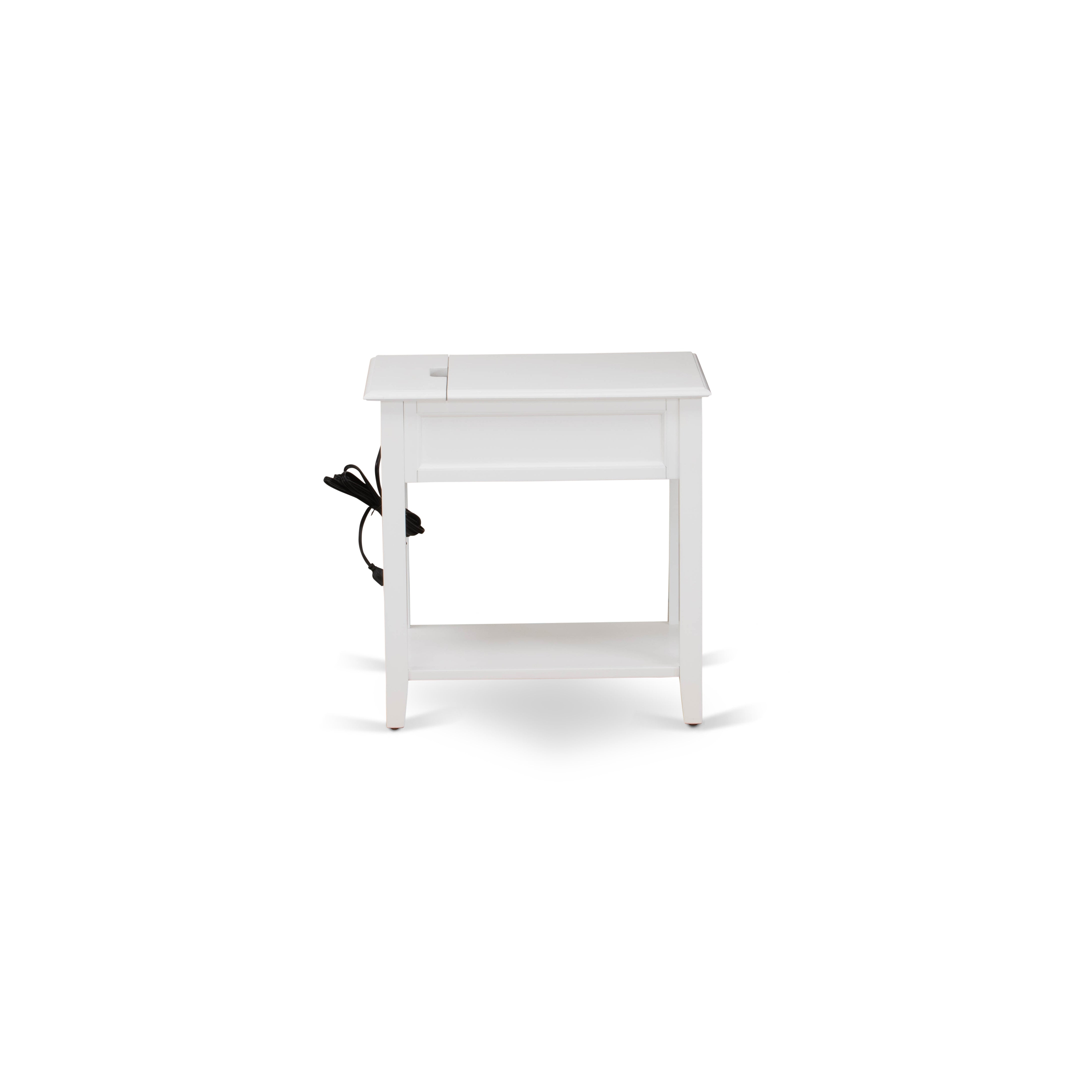 Juego de dormitorio de 3 piezas East West Furniture FN08K-2DE05 con plataforma tamaño king, con una cama tamaño king y dos mesitas de noche. Construcción robusta y confiable. Tela de lino beige niebla.