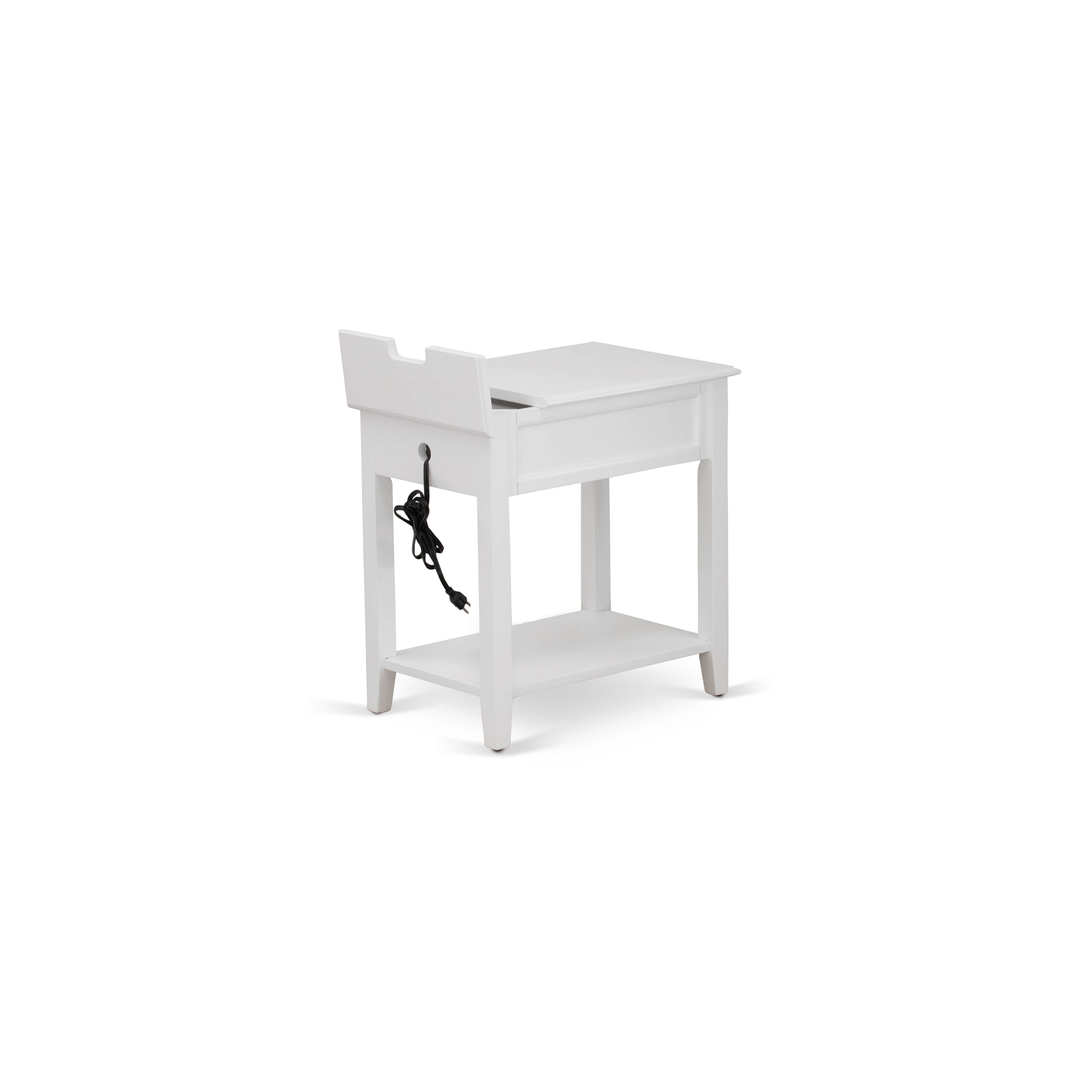Juego de dormitorio de 3 piezas East West Furniture FN08K-2DE05 con plataforma tamaño king, con una cama tamaño king y dos mesitas de noche. Construcción robusta y confiable. Tela de lino beige niebla.