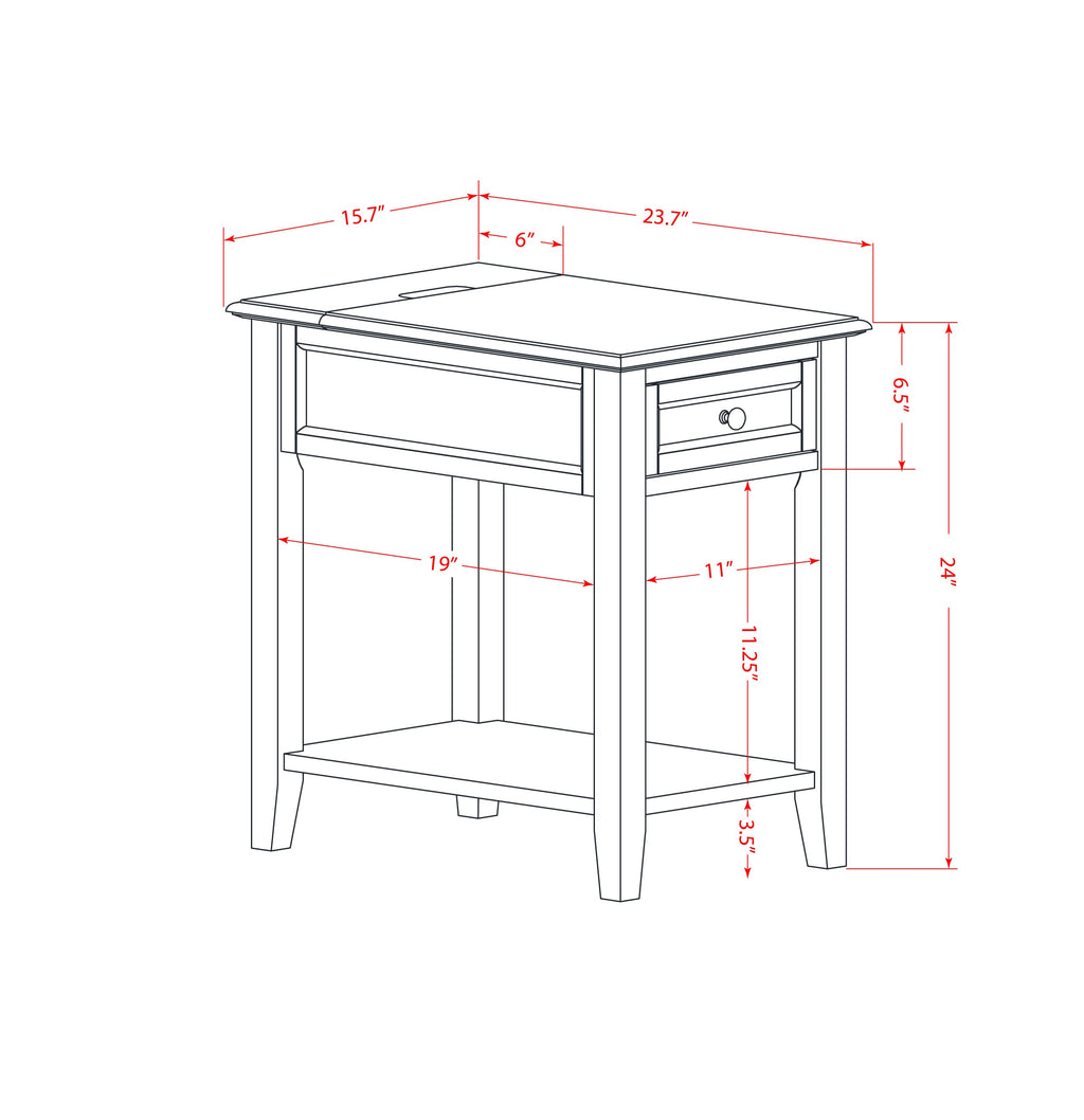 East West Furniture FN11Q-1DE15 2-Piece Fannin Queen Bedroom Set with 1 Wood Queen Bed Frame and an End Table for bedroom - Denim Blue Linen Fabric