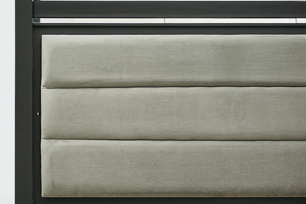 East West Furniture DE20-K1NDMC 5 Piece King Bed Set with 1 King Size Bed