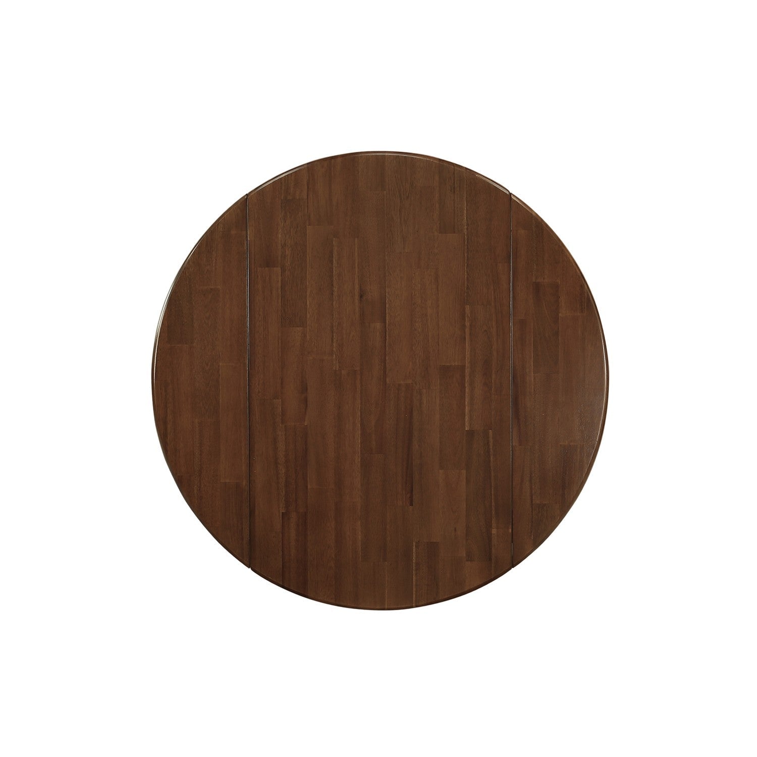 Mesa de comedor Dublin DMT-WBK-TP de East West Furniture: mesa de cocina redonda con tablero abatible y base de pedestal