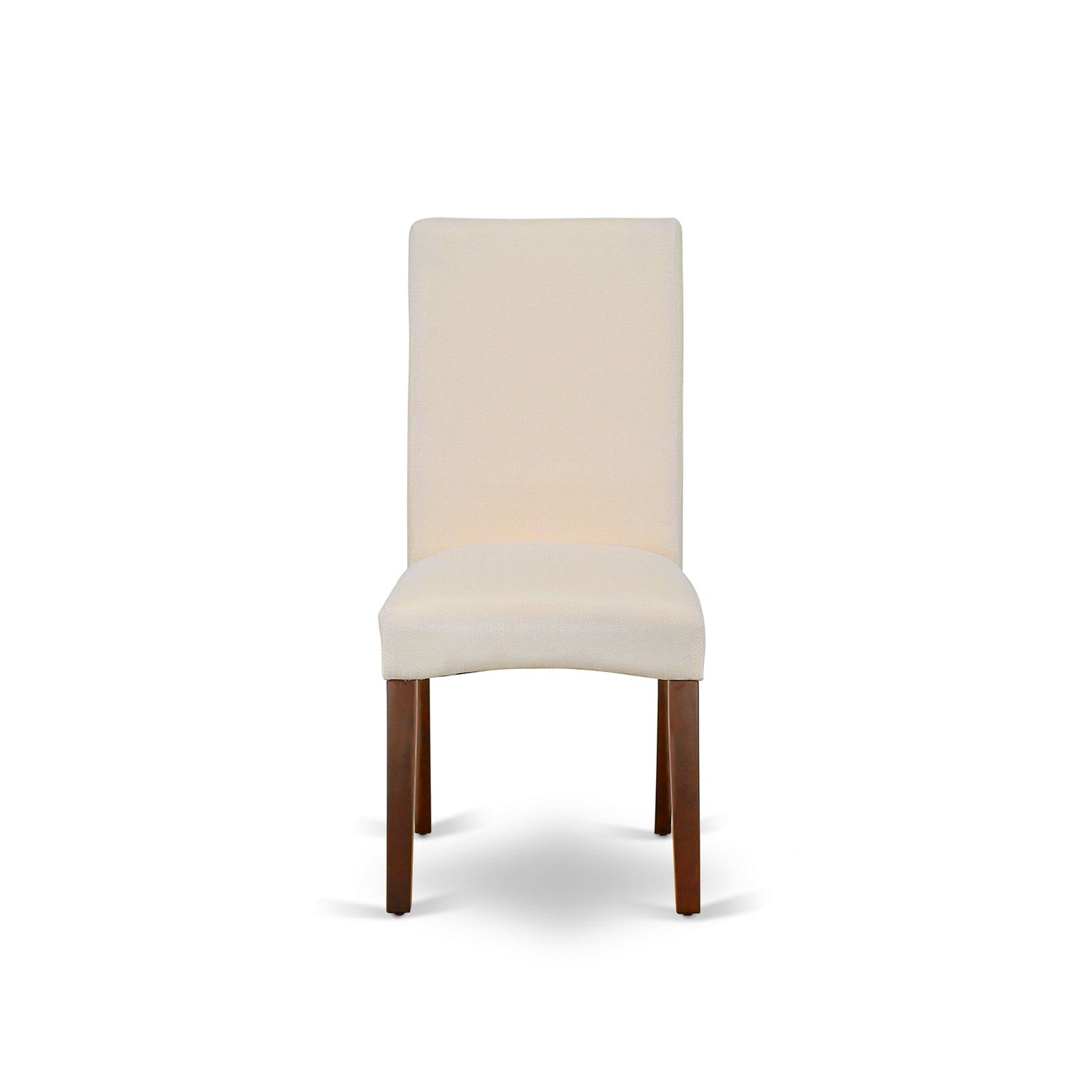 Sillas de comedor Driscol Parsons DRP3T01 de East West Furniture, tapizadas en tela de lino color crema