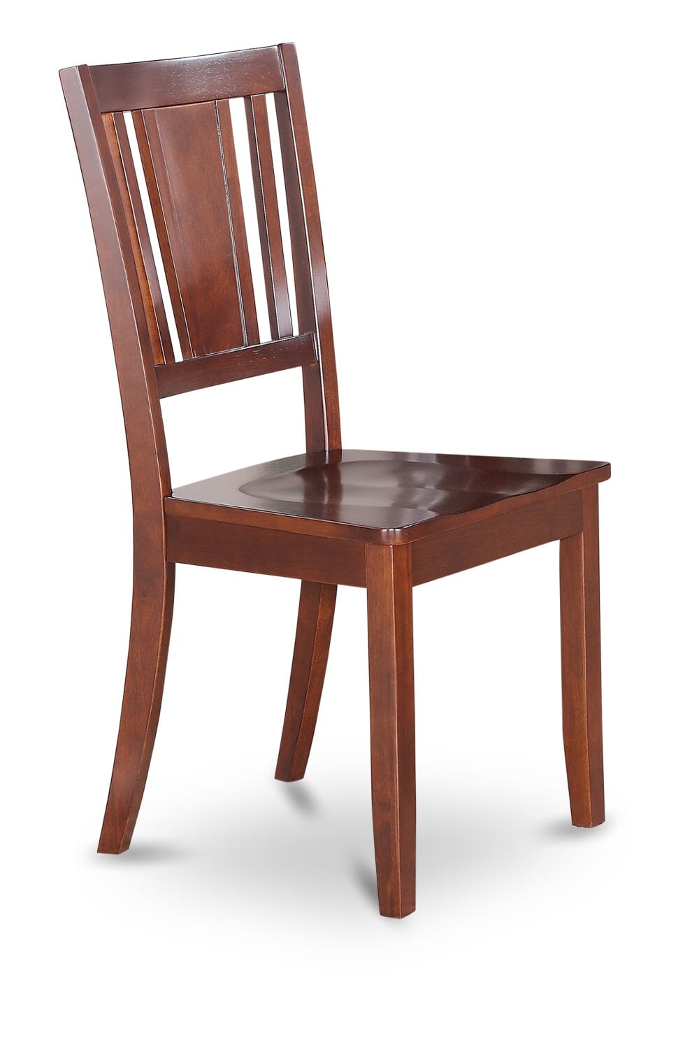 El juego de comedor de 5 piezas NDDU5-MAH-W de East West Furniture incluye una mesa de comedor rectangular con alas abatibles y 4 sillas con asiento de madera.
