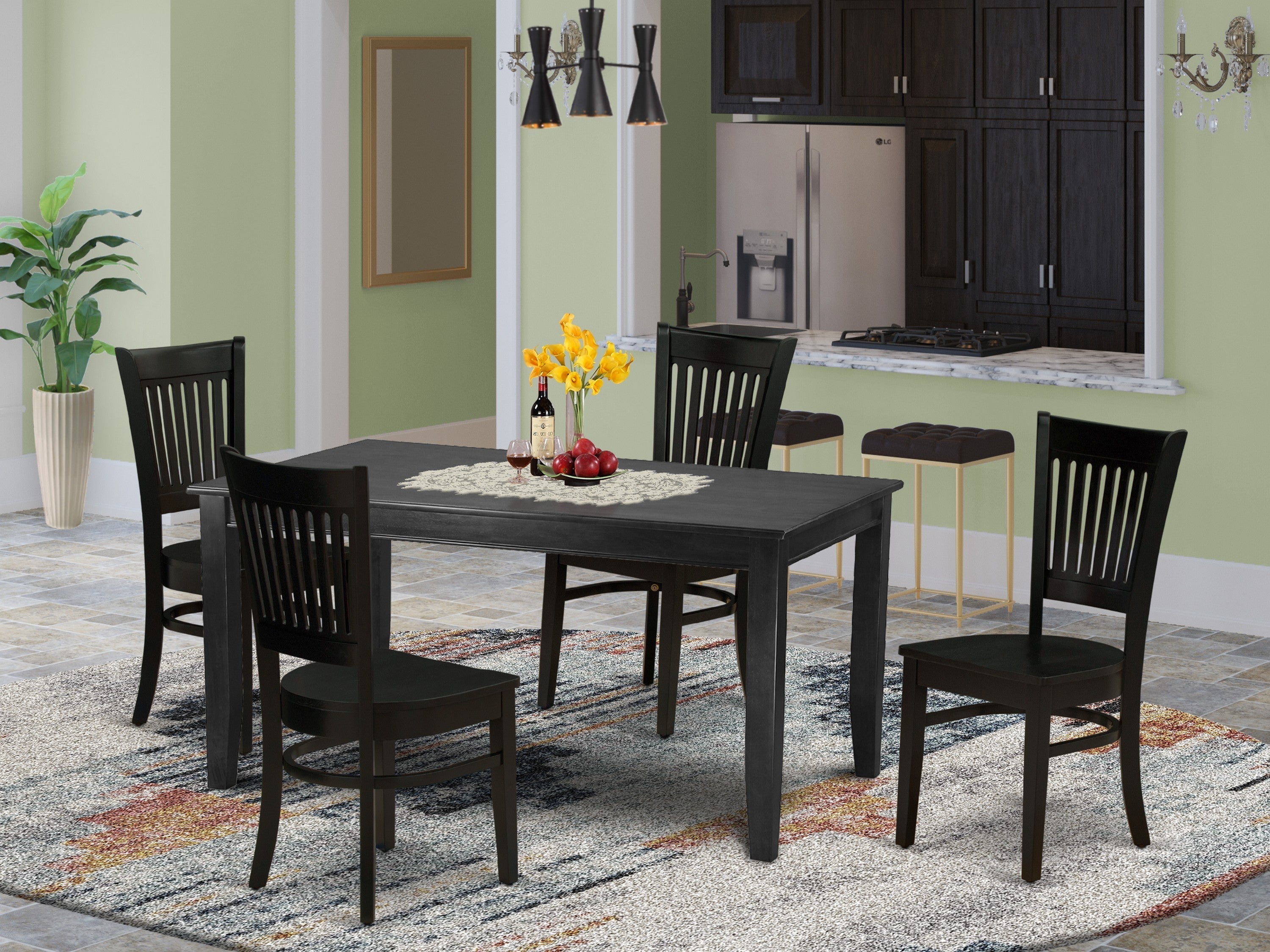 DUVA5-BLK-W