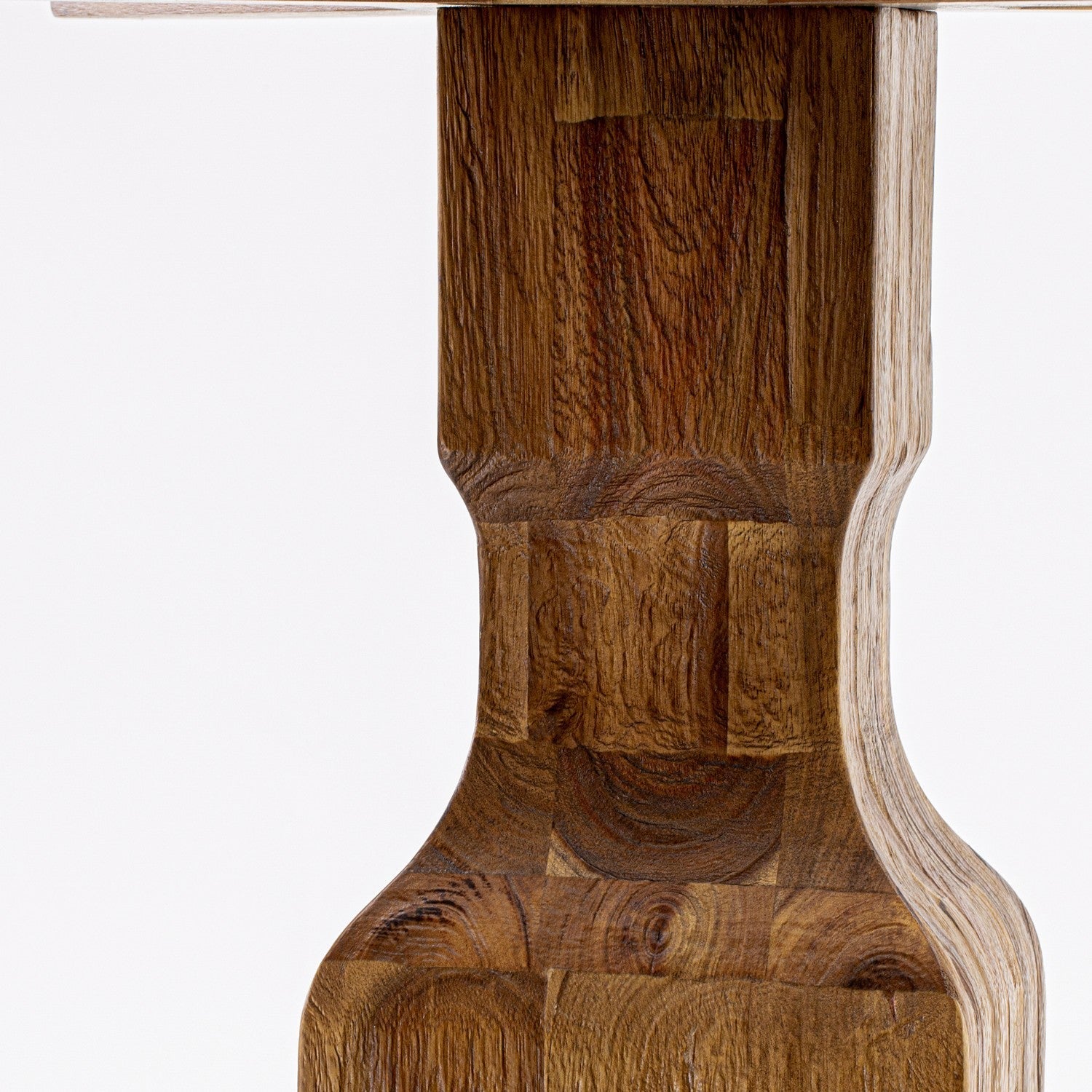 East West Furniture FE3-0N-TP FERRIS Round Dining Table with Pedestal, Rustic Rubberwood Table in Sandblasting Antique Walnut Finish, 48 Inch