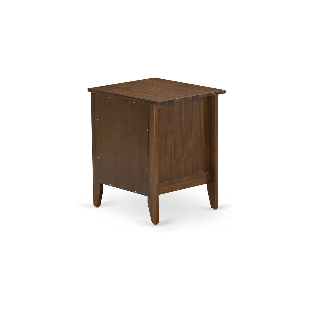 Juego de dormitorio de 3 piezas KD16K-2GA08: 1 cama con plataforma, cabecero acolchado de lino color caqui oscuro y capitoné con botones, 2 mesitas de noche de madera con cajón moderno y patas con acabado negro.