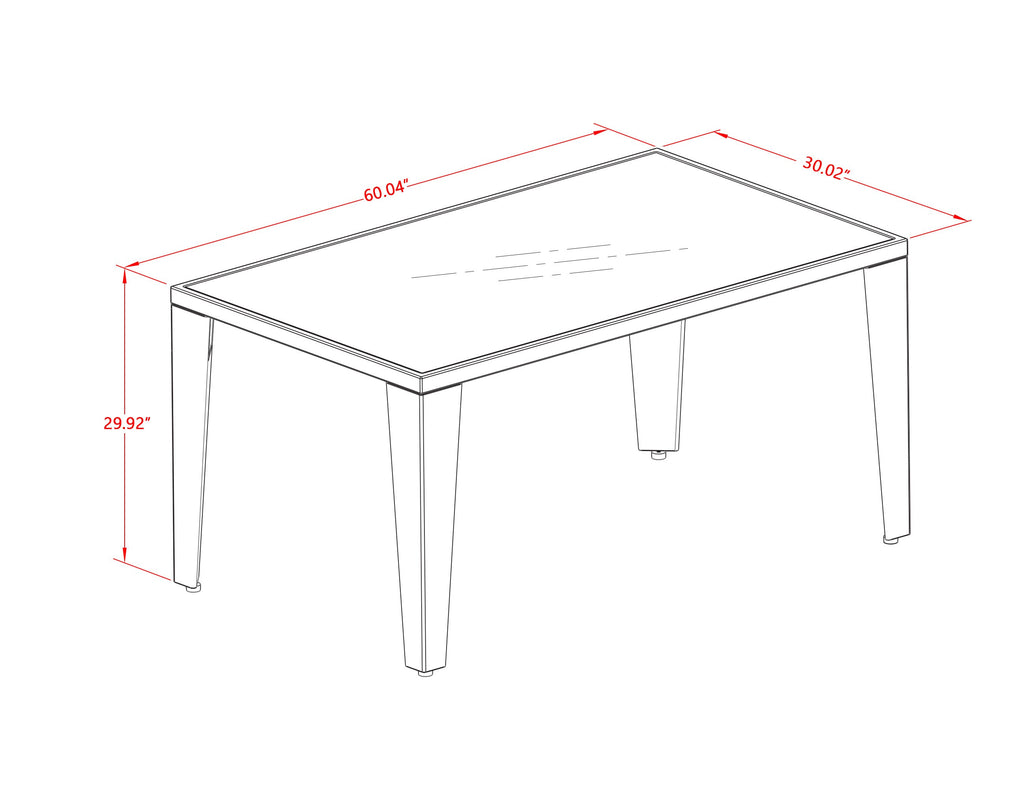 East West Furniture GUJU7-03A 7 Piece Outdoor Patio Conversation Sets Consist of a Rectangle Wicker Dining Table with Glass Top and 6 Backyard Armchair with Cushion