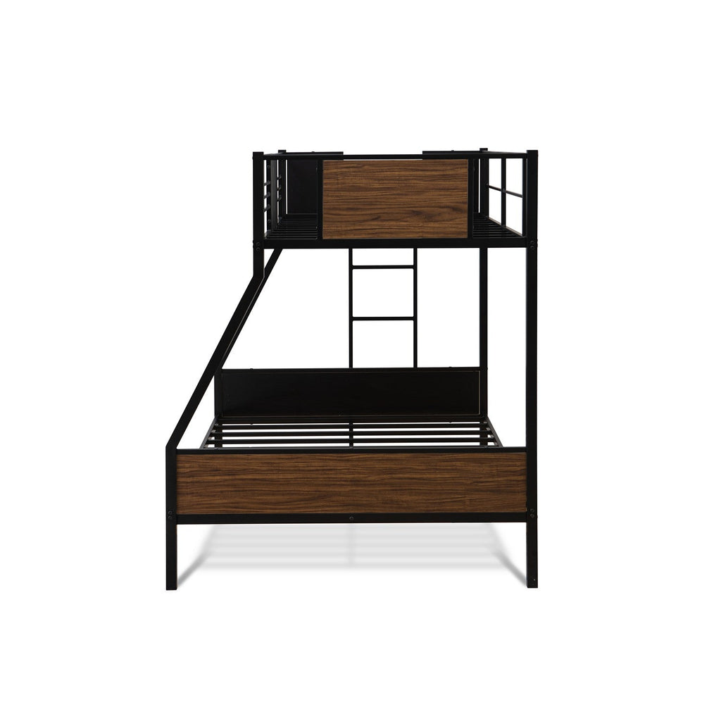 Jackson Full Twin Bunk Bed in powder coating White color