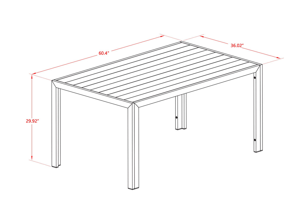 East West Furniture JUJU5-03A 5 Piece Outdoor Wicker Patio Furniture Sets Includes a Rectangle Dining Table with Glass Top and 4 Balcony Backyard Armchair with Cushion